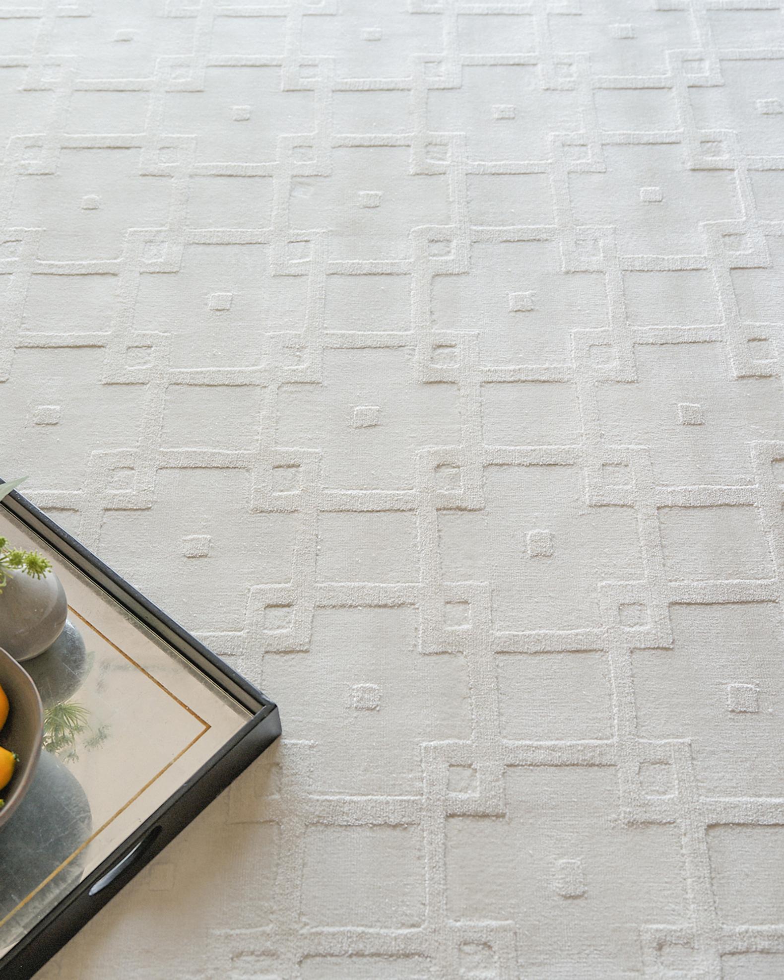 Exquisite Rugs Camora Hand-Loomed White Rug, 4' x 6' | Neiman Marcus