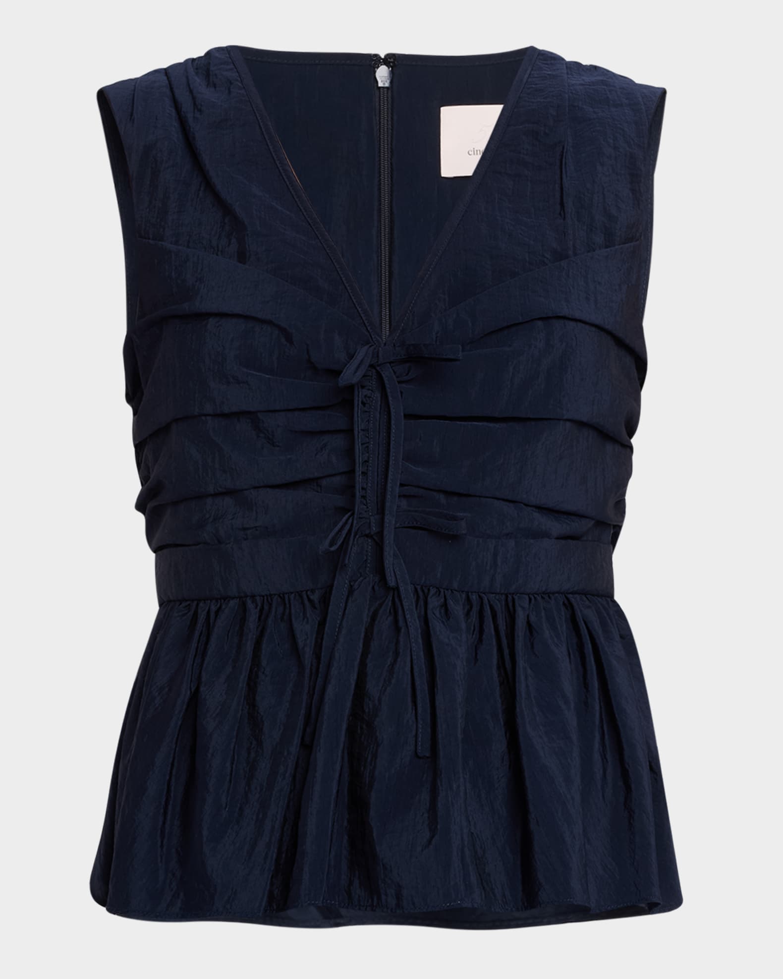 Sina Ruched Sleeveless Top  0