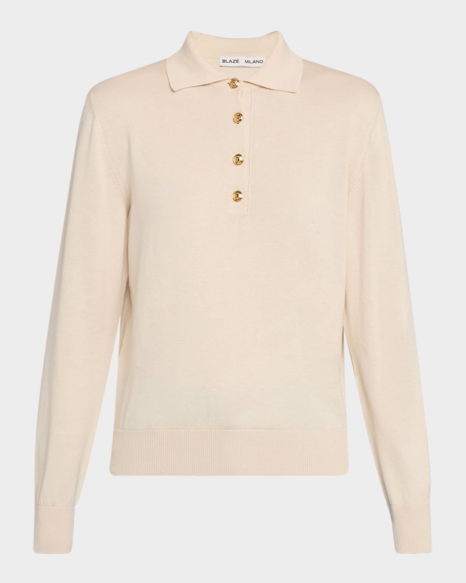 Alegria Long-Sleeve Polo Sweater 0