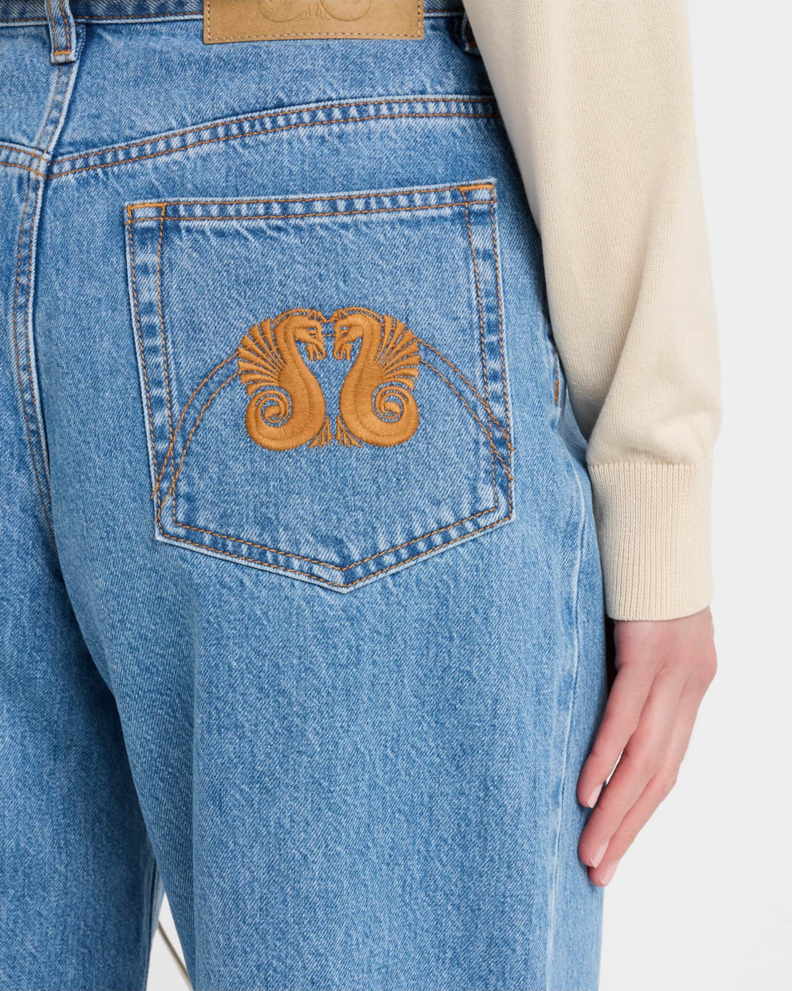 デニム・ジーパン BLAZE MILANO 'Nariida Java' jeans BLAZE Milano Nariida Java Straight-Leg Jeans | Neiman Marcus