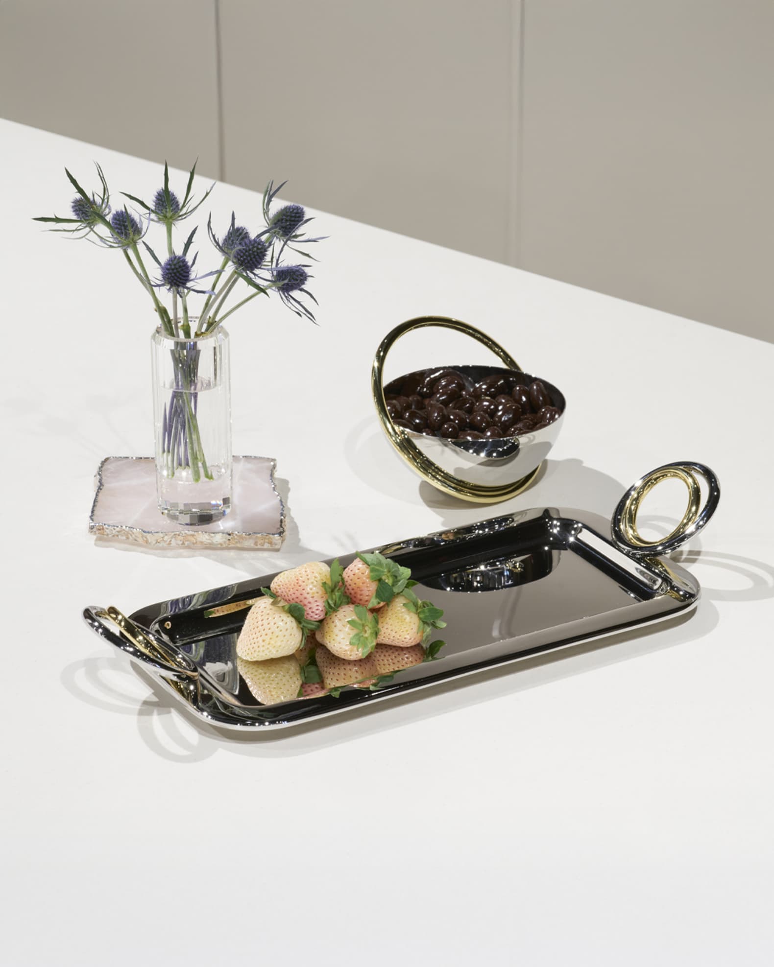 Ring Rectangle Small Serving Tray 1