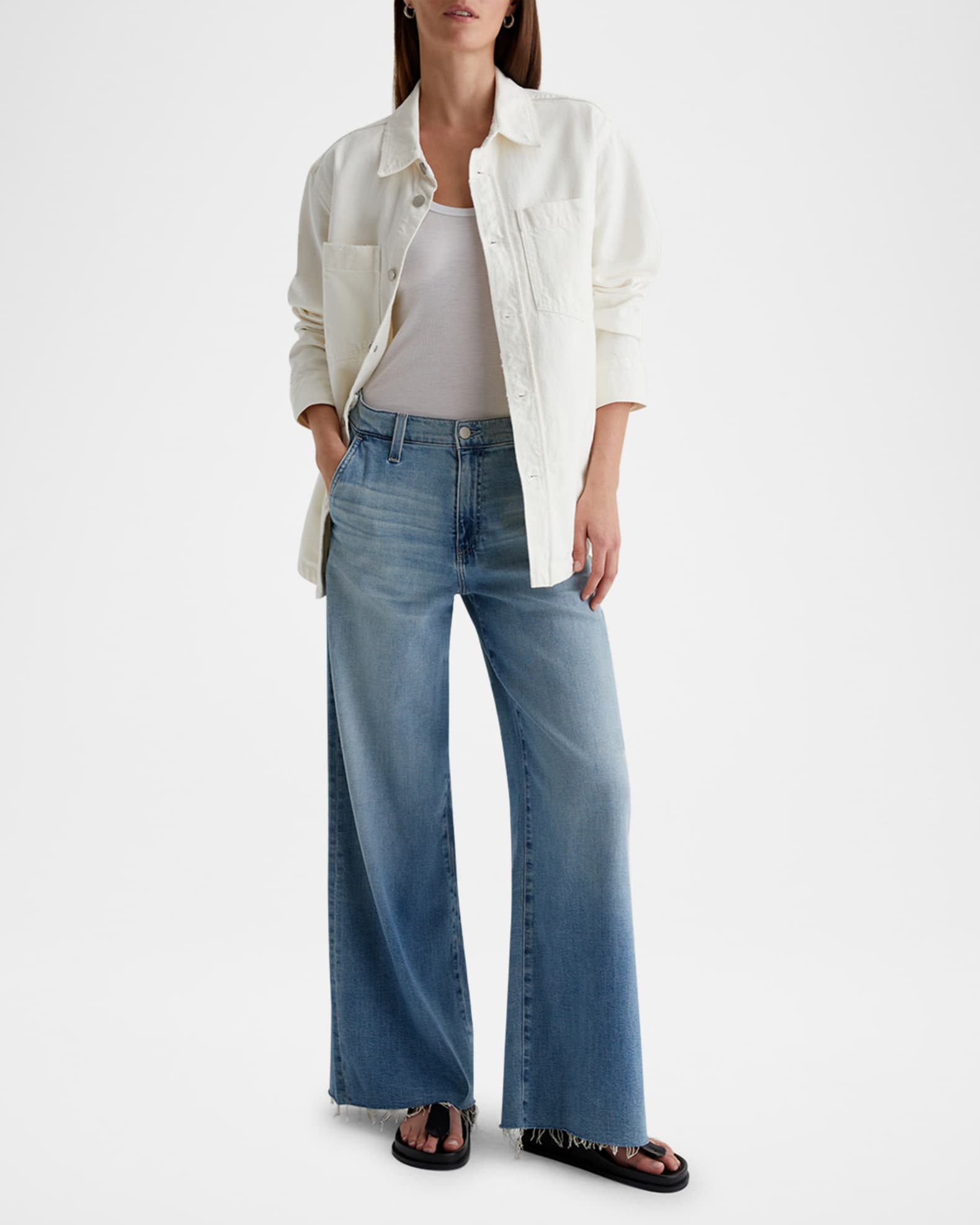 Stella Ankle Palazzo Jeans 1