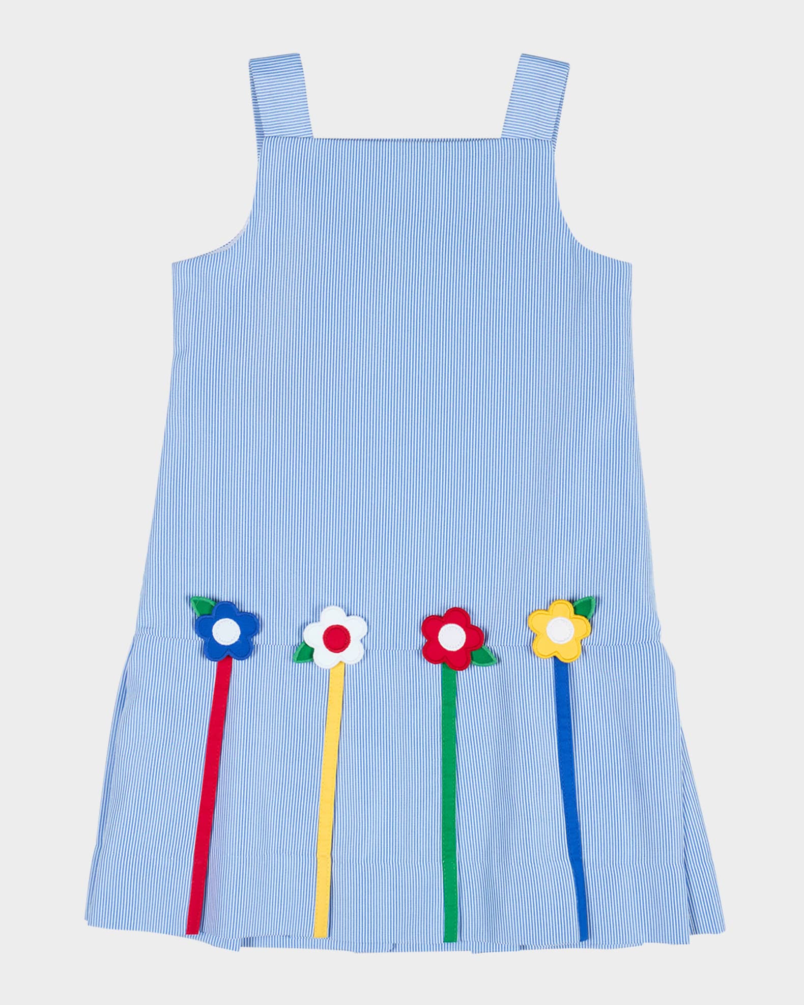 Girl's Corduroy Dress W/ Floral Appliques, Size 2-6 0
