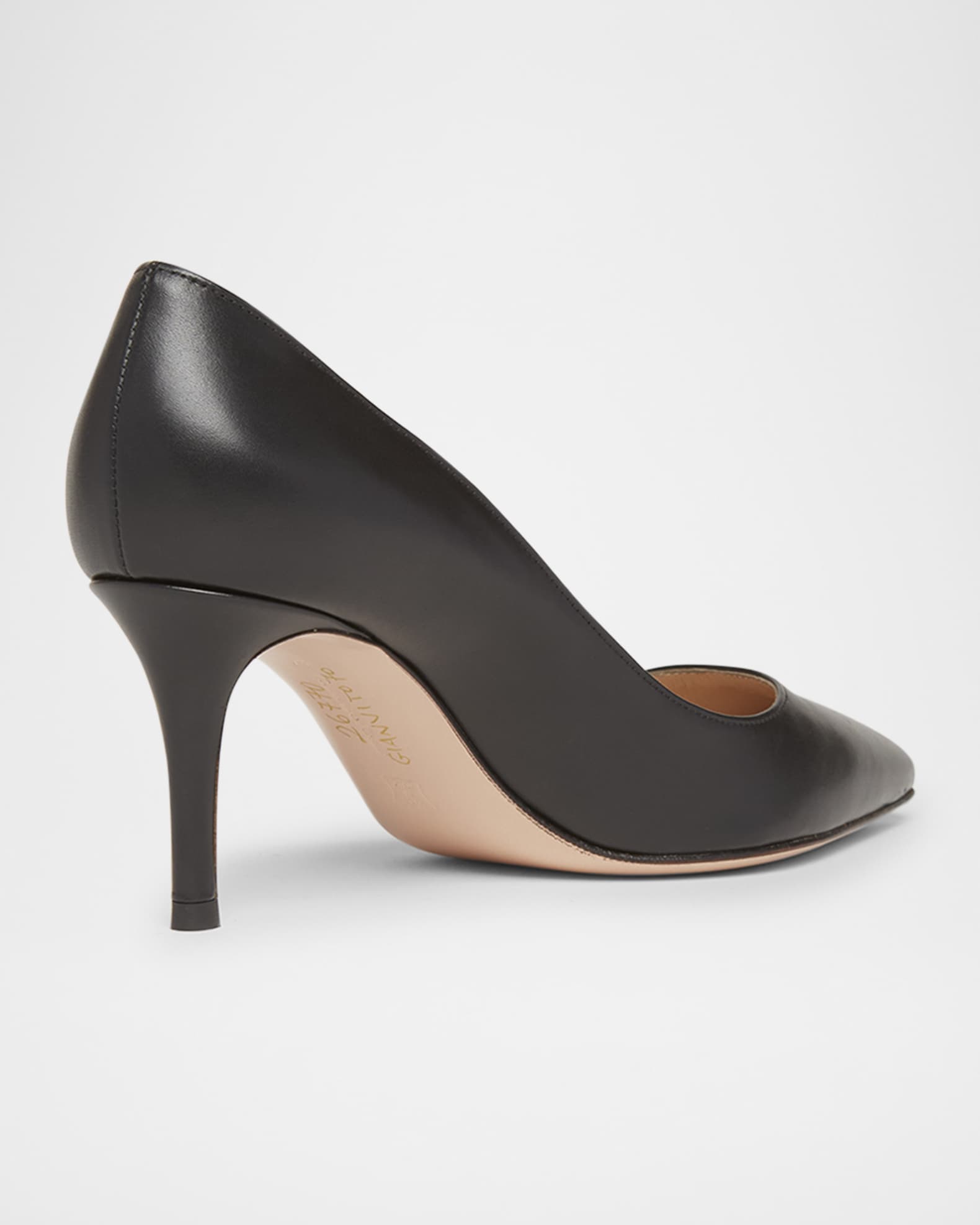 Gianvito Calfskin Leather Pumps 1