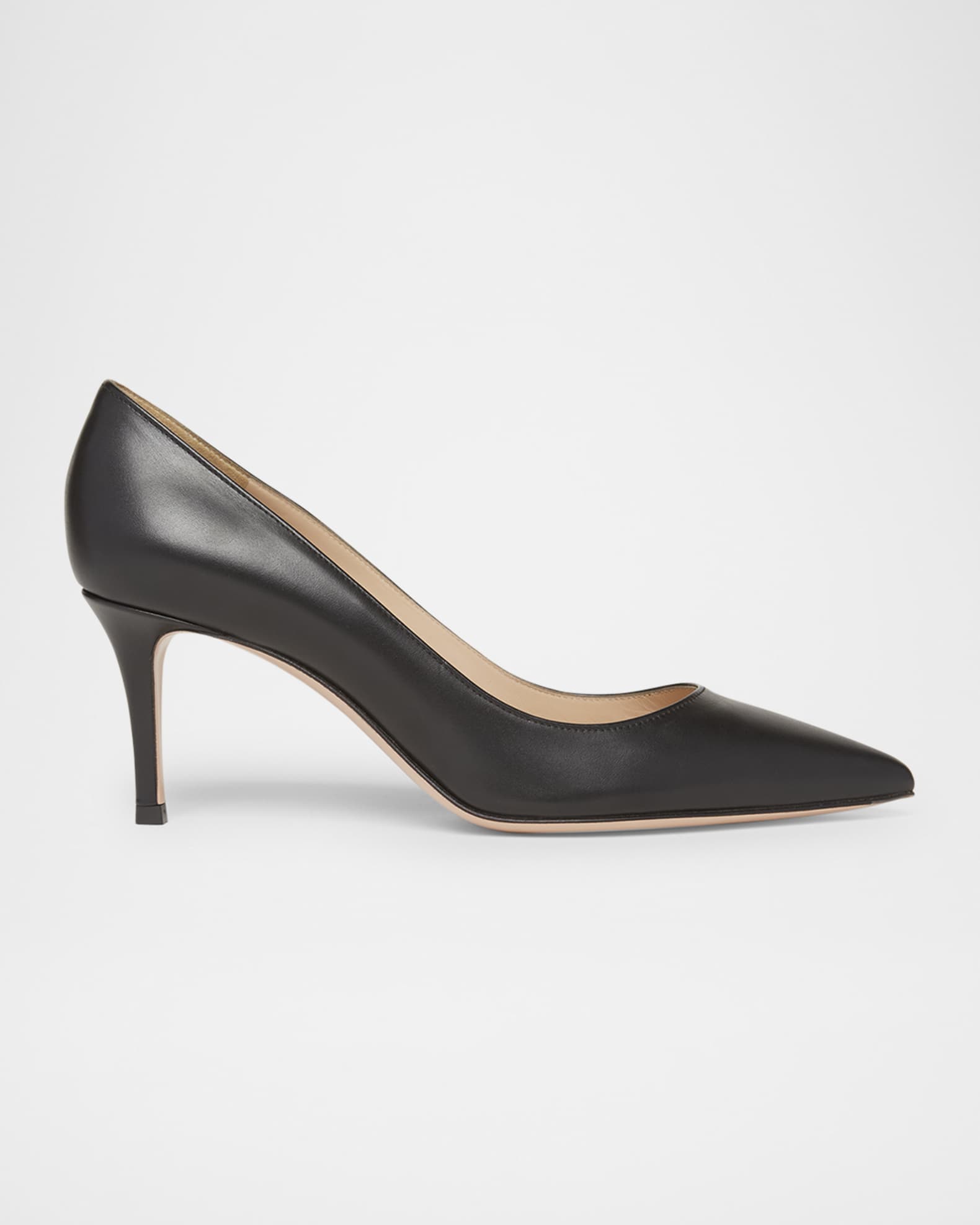 Gianvito Calfskin Leather Pumps 0