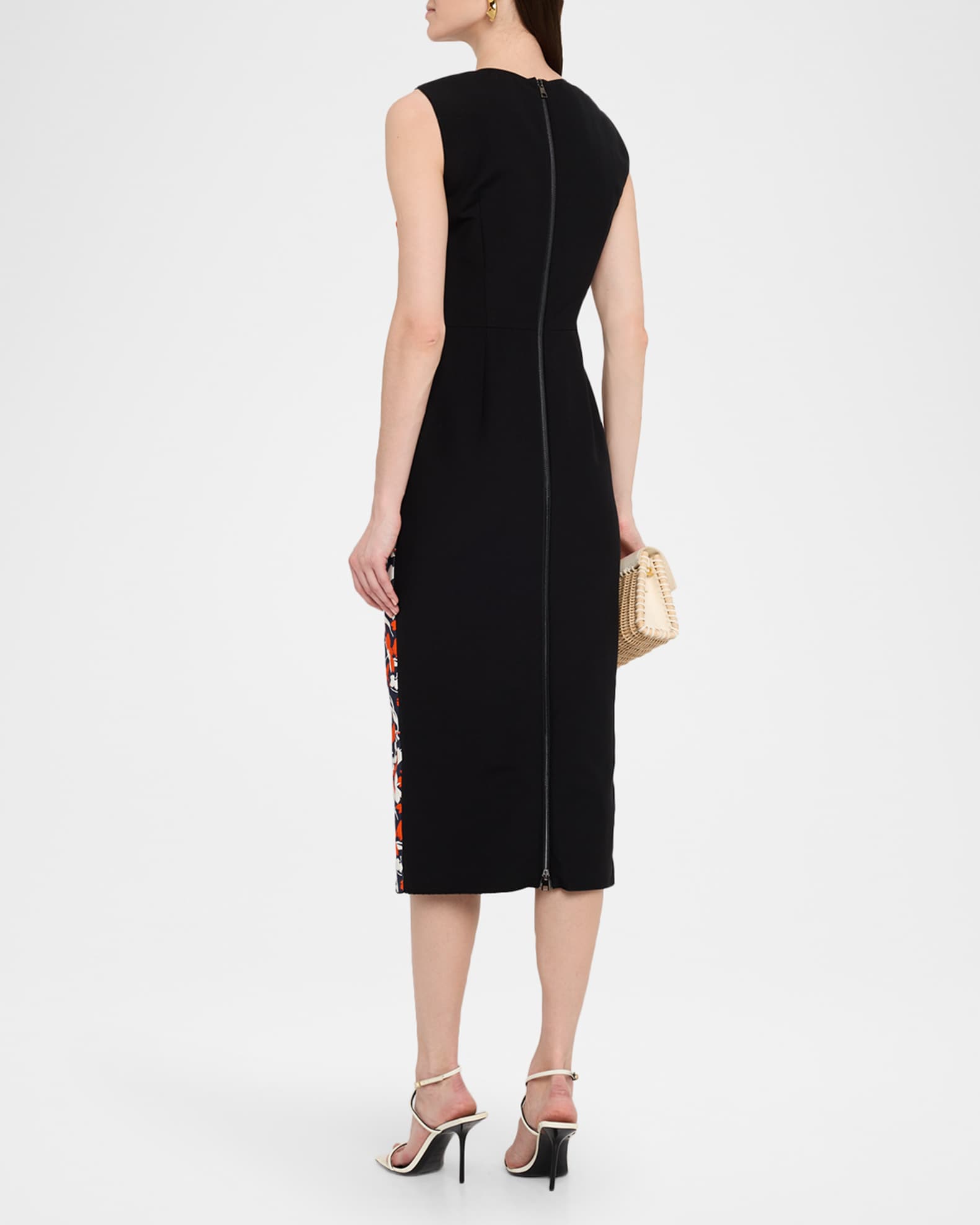 izzy midi dress Izzy Strapless Taffeta Midi Dress