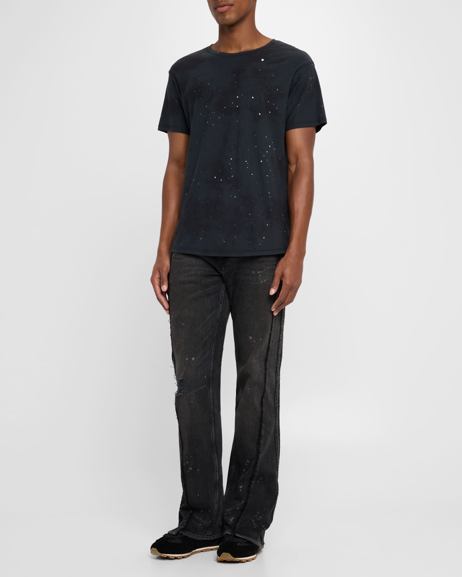 Men's Walker Reconstructed Kick Flare Jeans 1