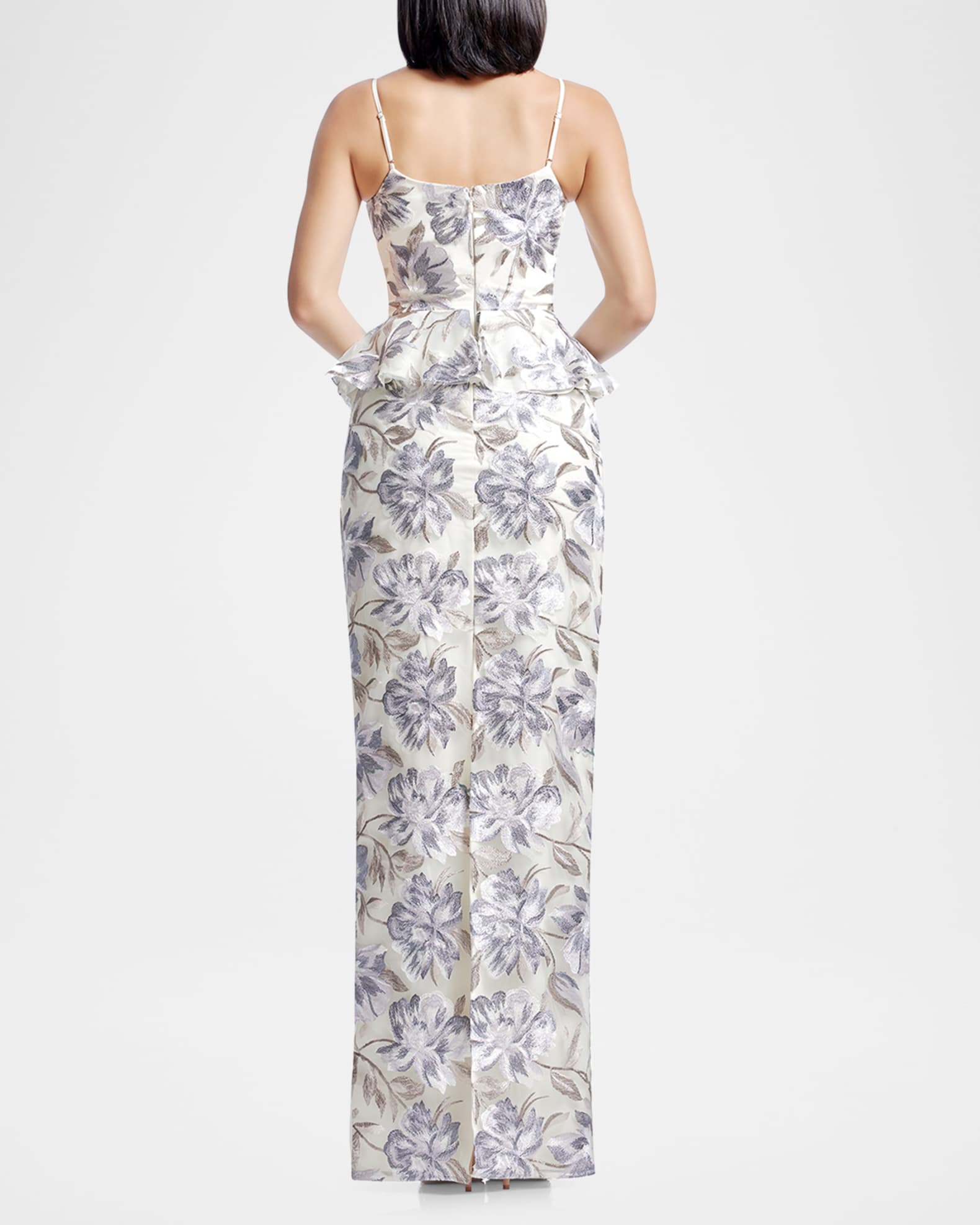 Dress the Population Black Label Akiah Floral-Embroidered