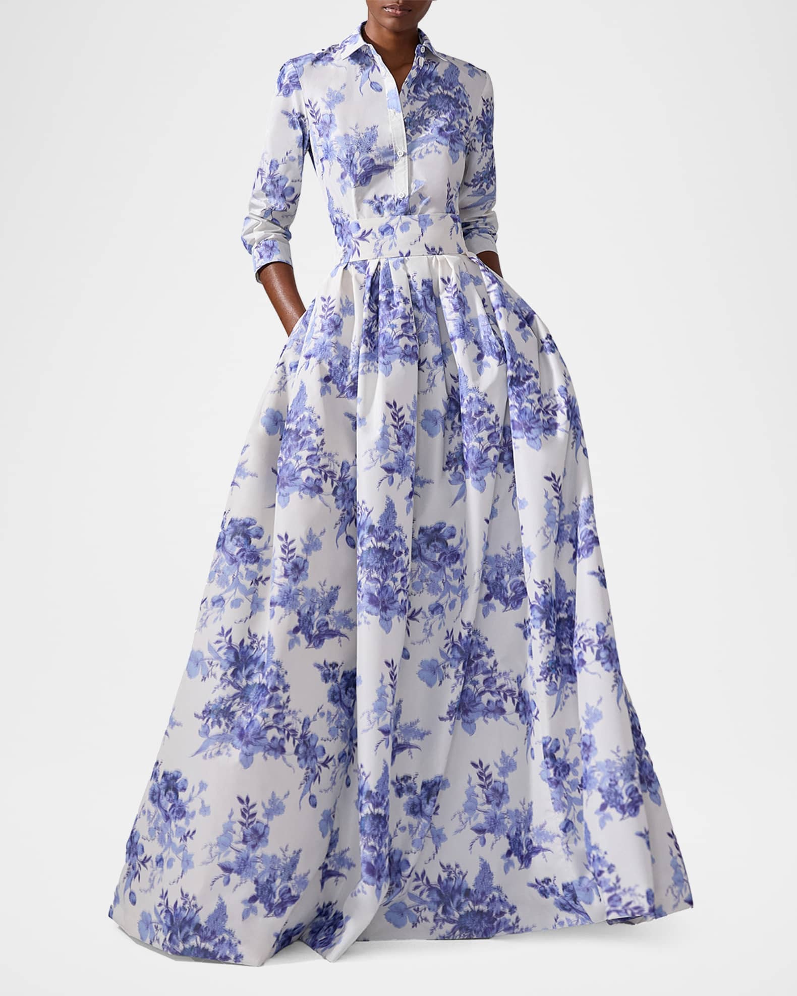 Blur Floral Ball Skirt 1