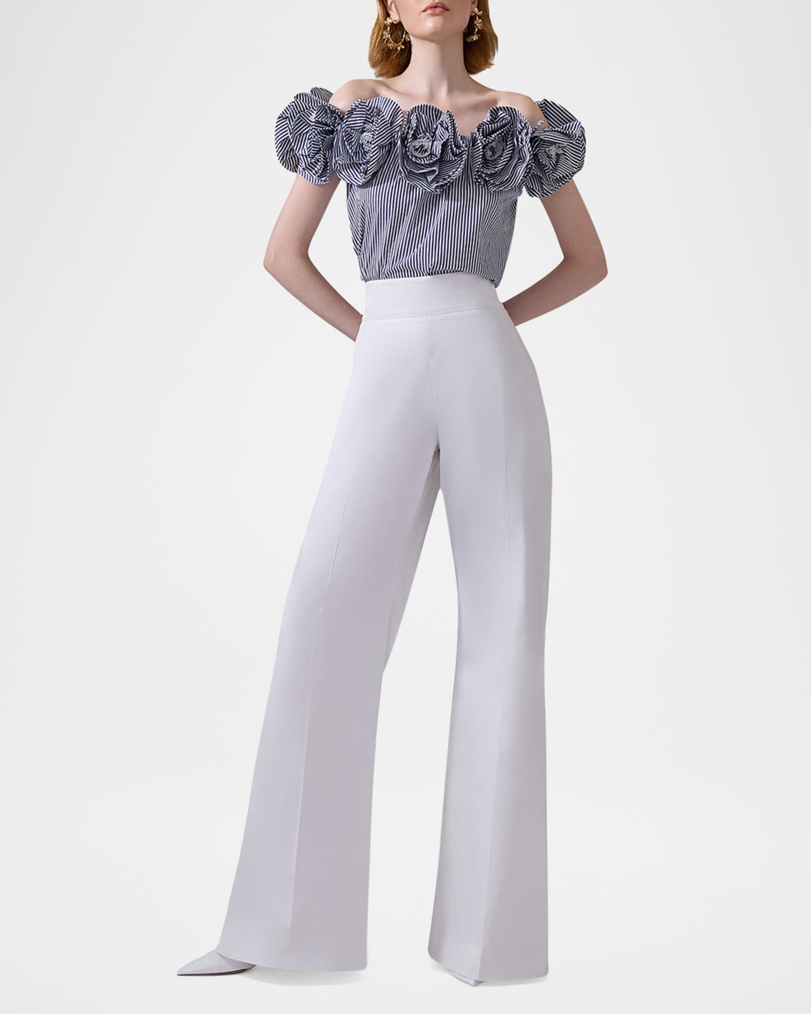 Tailored Wide Leg Pants 1