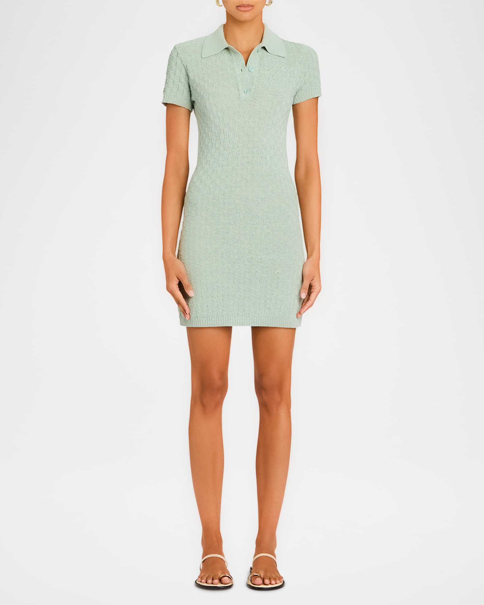 ✨ほぼ新品✨美品　Trois Logo Knit Mini Dress Mサイズ SER.O.YA Bea Knit Mini Dress | Neiman Marcus
