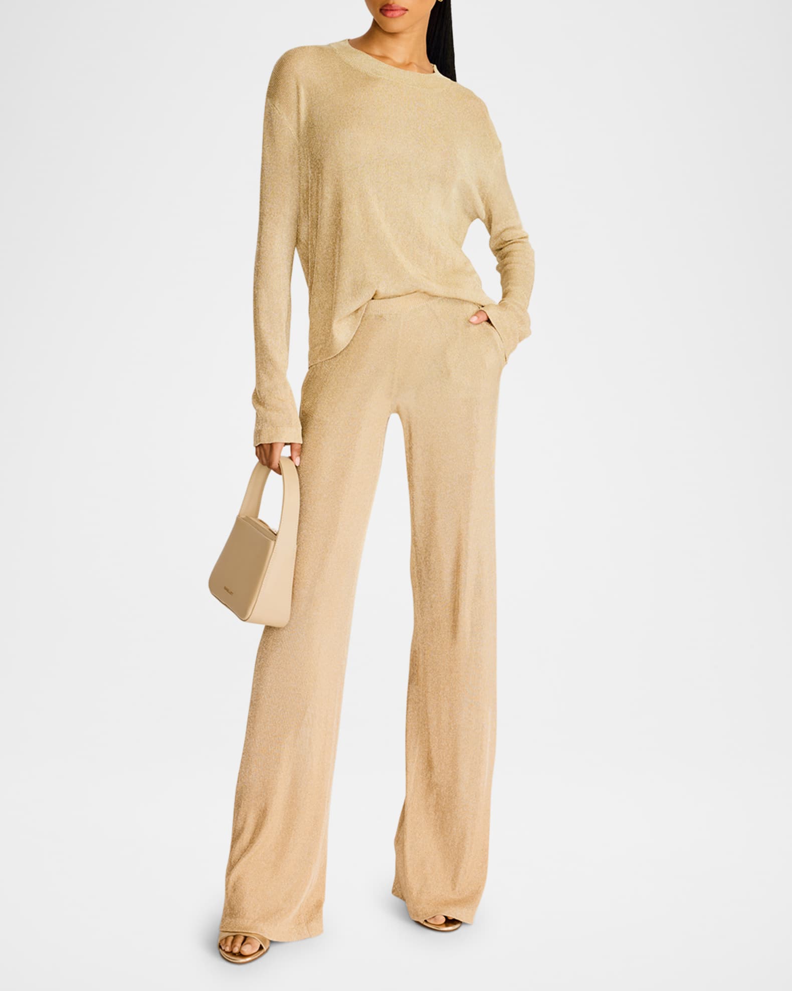 Hana Metallic Knit Top 1