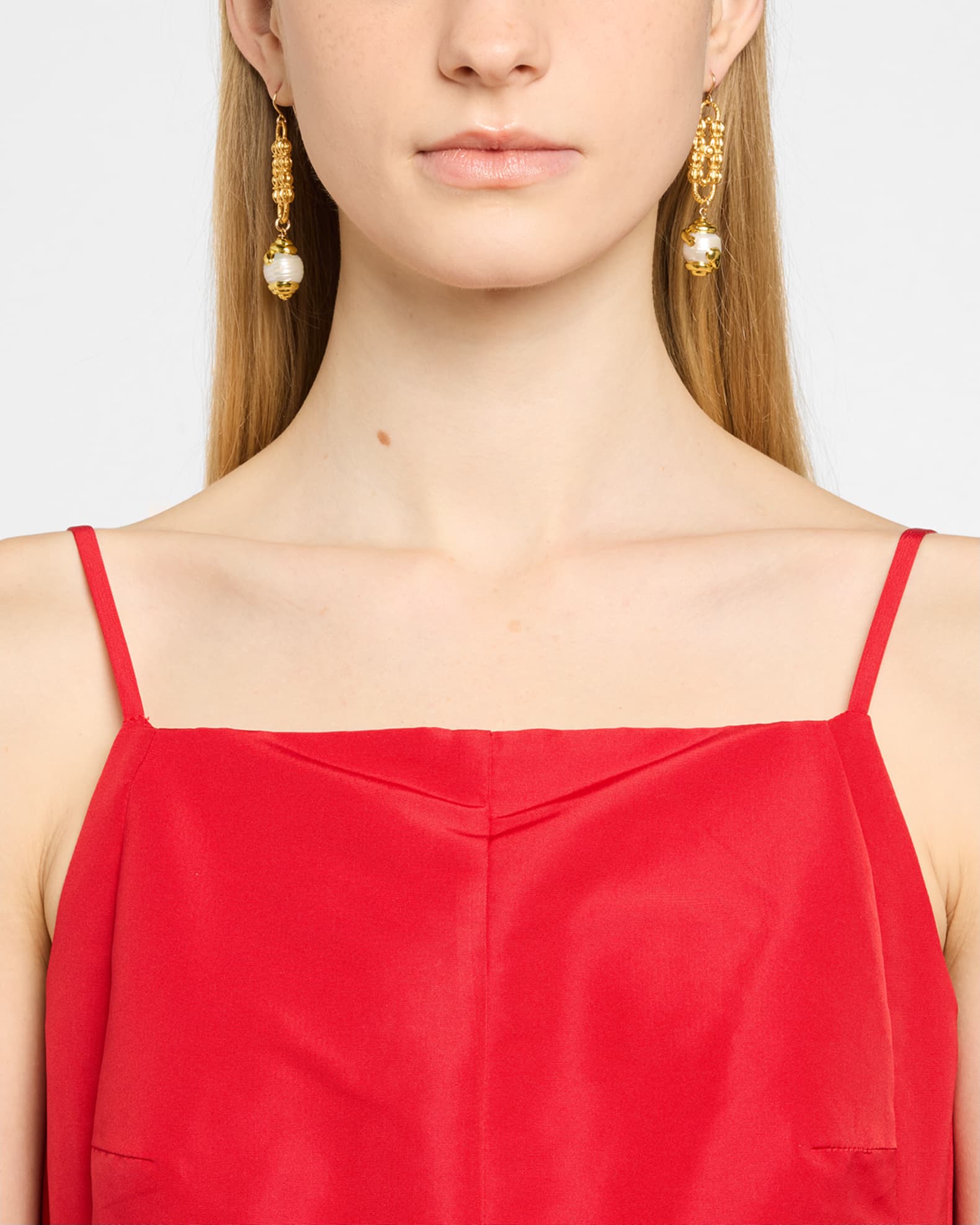 Link Freshwater Pearl Drop Earrings 1