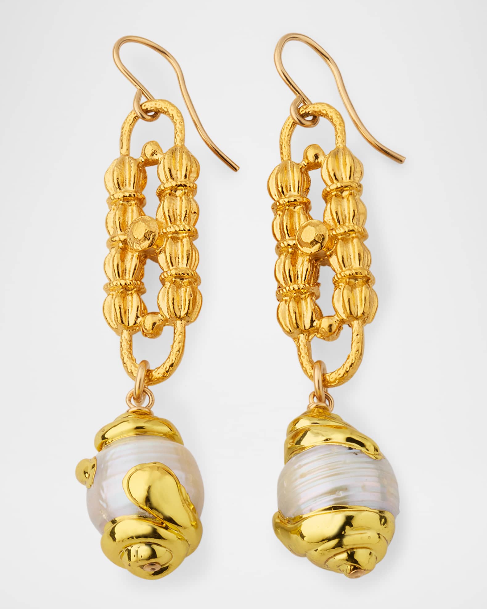 Link Freshwater Pearl Drop Earrings 0