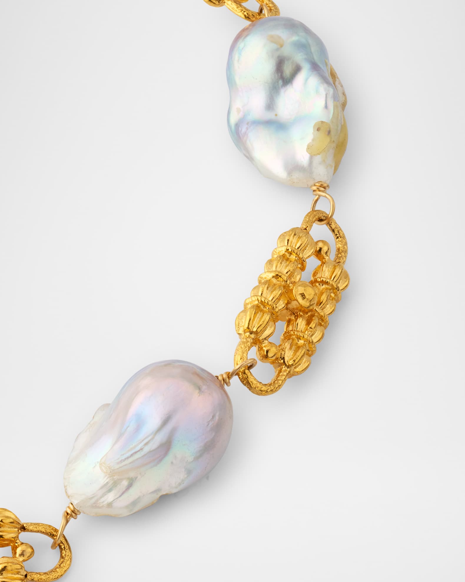 Freshwater Pearl Link Choker Necklace 1