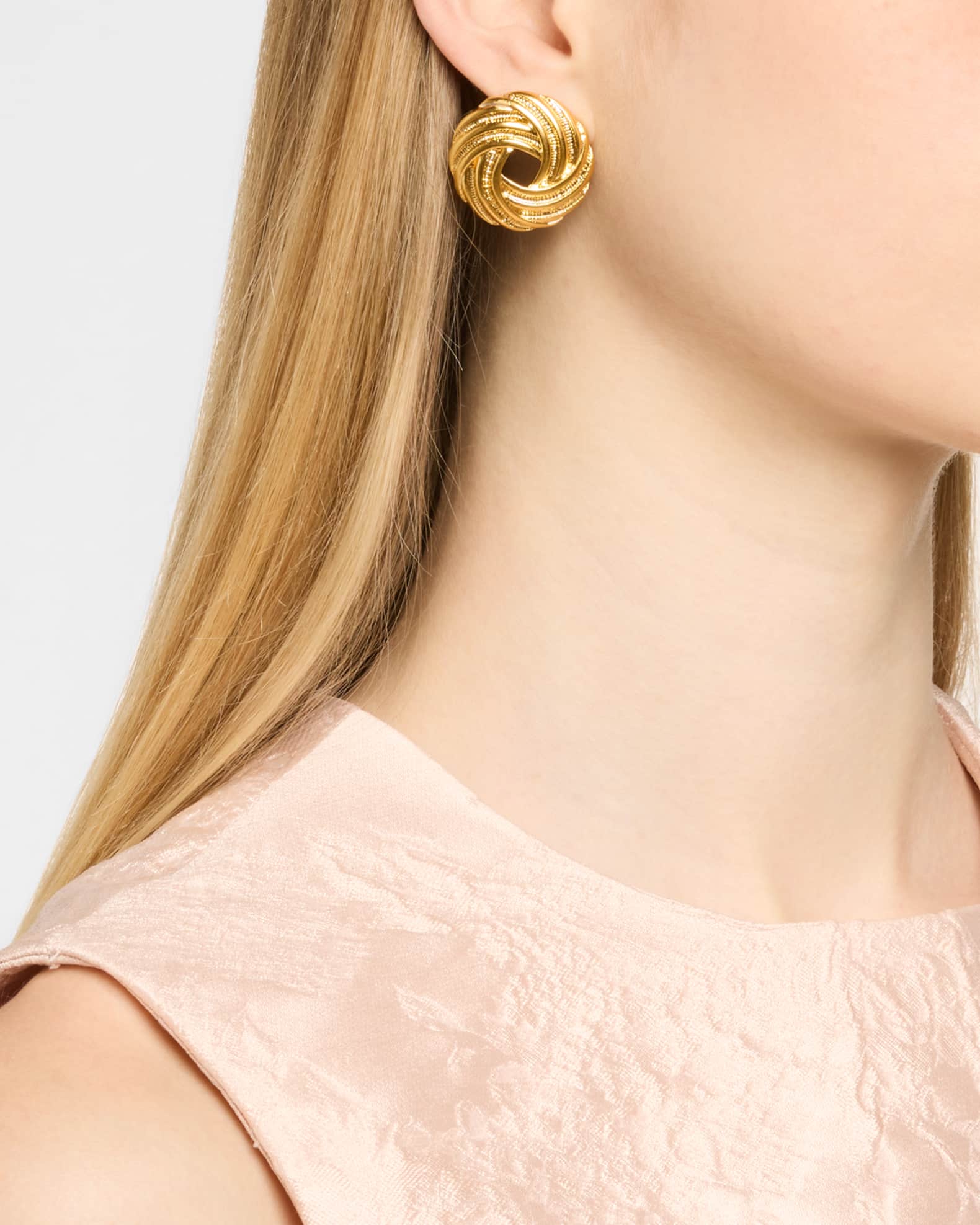 Round Post Earrings 1
