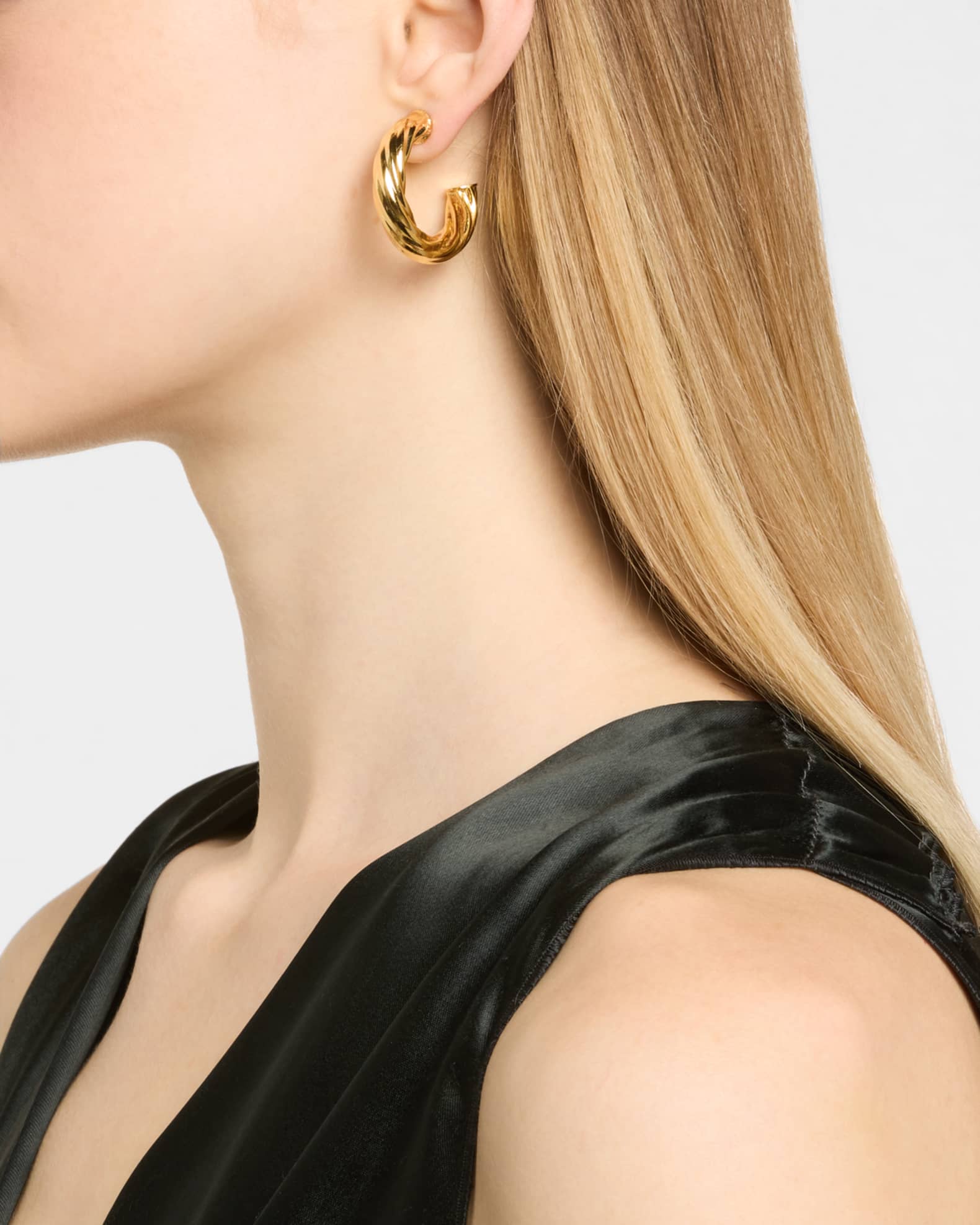 Rippled Hoop Earrings 1