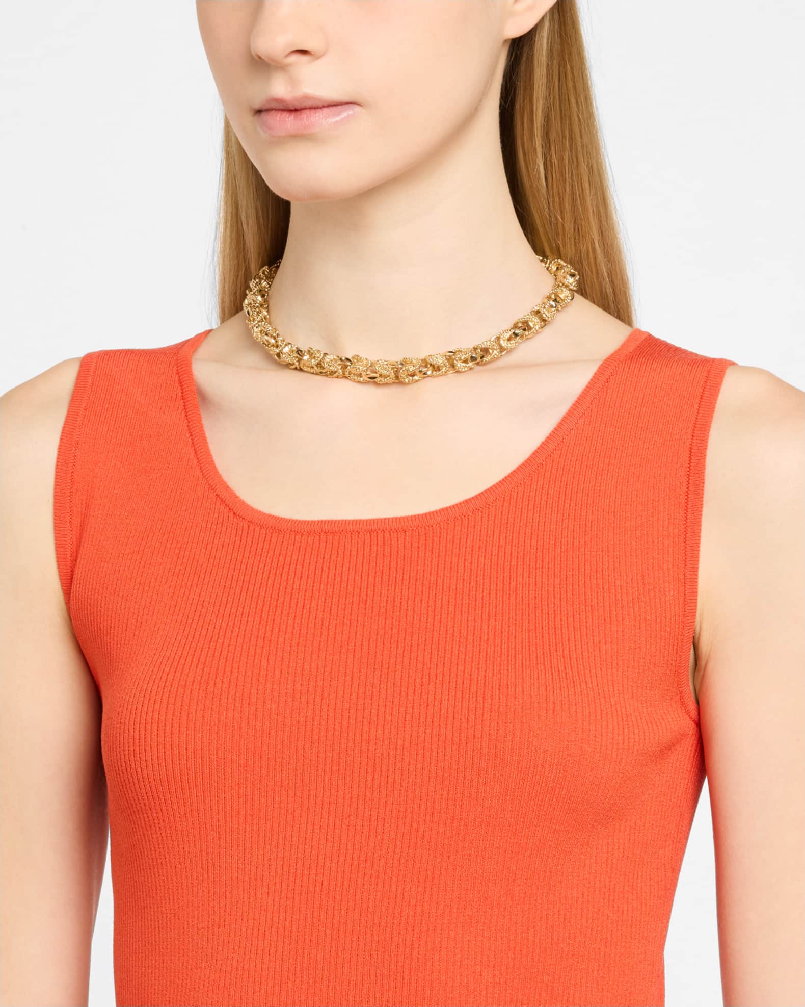 Textured Chain Necklace 1