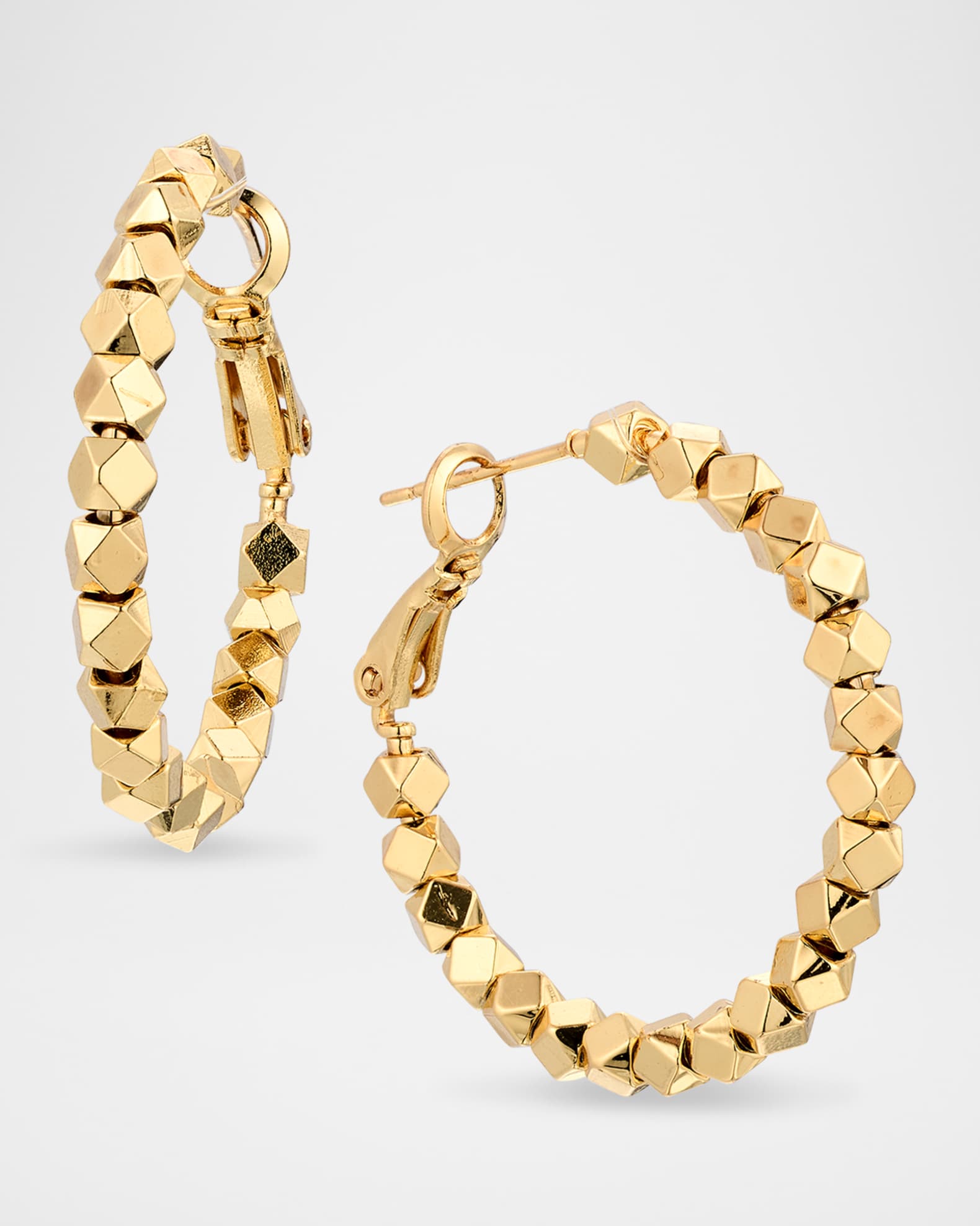 Textured Hoop Earrings 0
