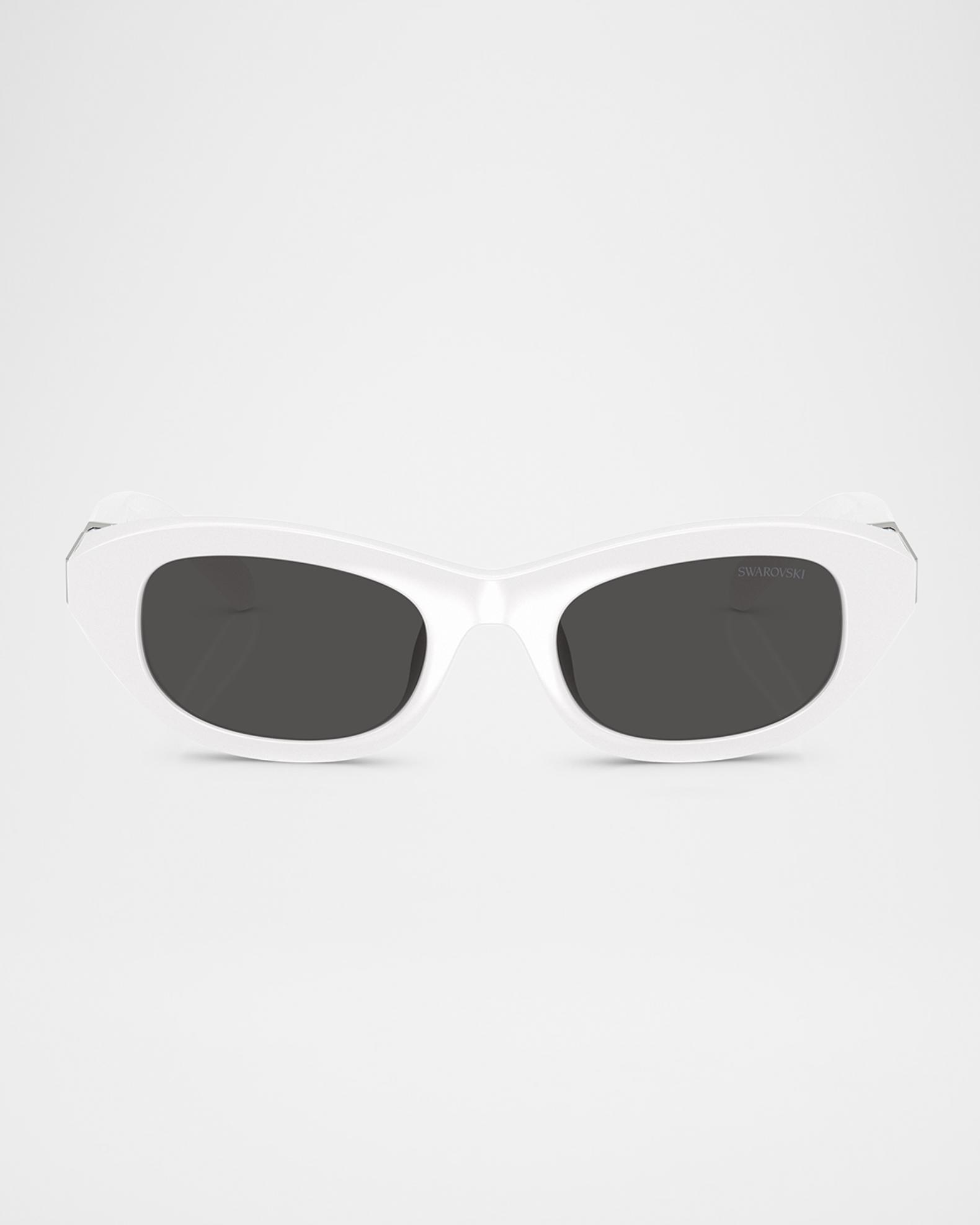 Swarovski Sunglasses white with crystals Swarovski SK7022 4001/87 Sunglasses - US main image 3