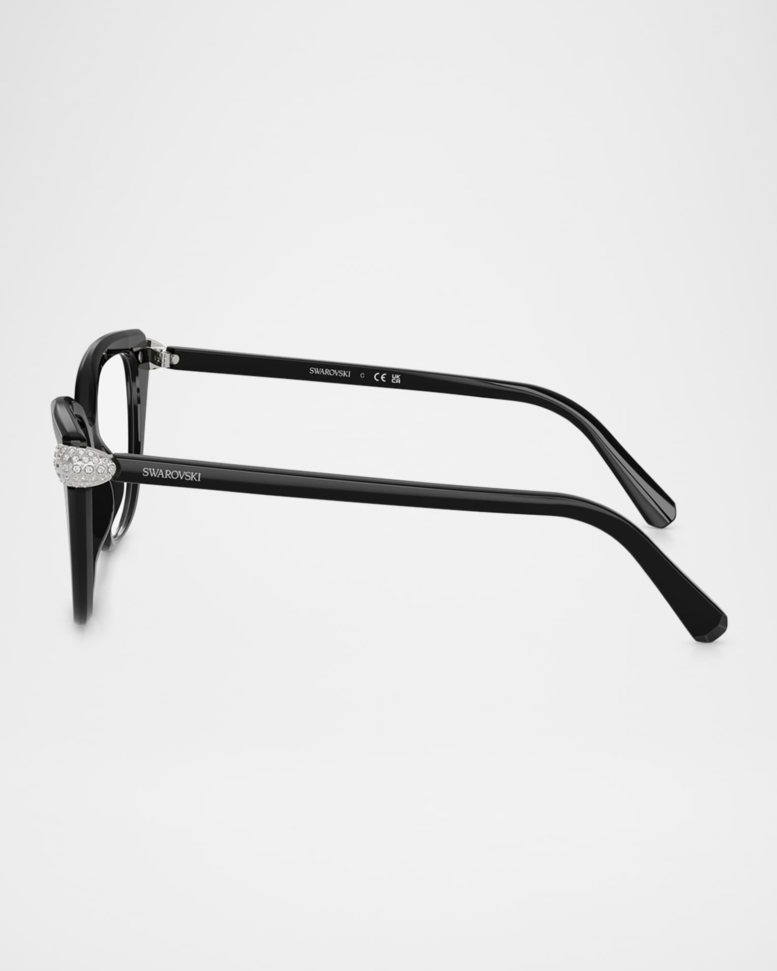 SK2045 Crystal Cat-Eye Acetate Optical Frames 1