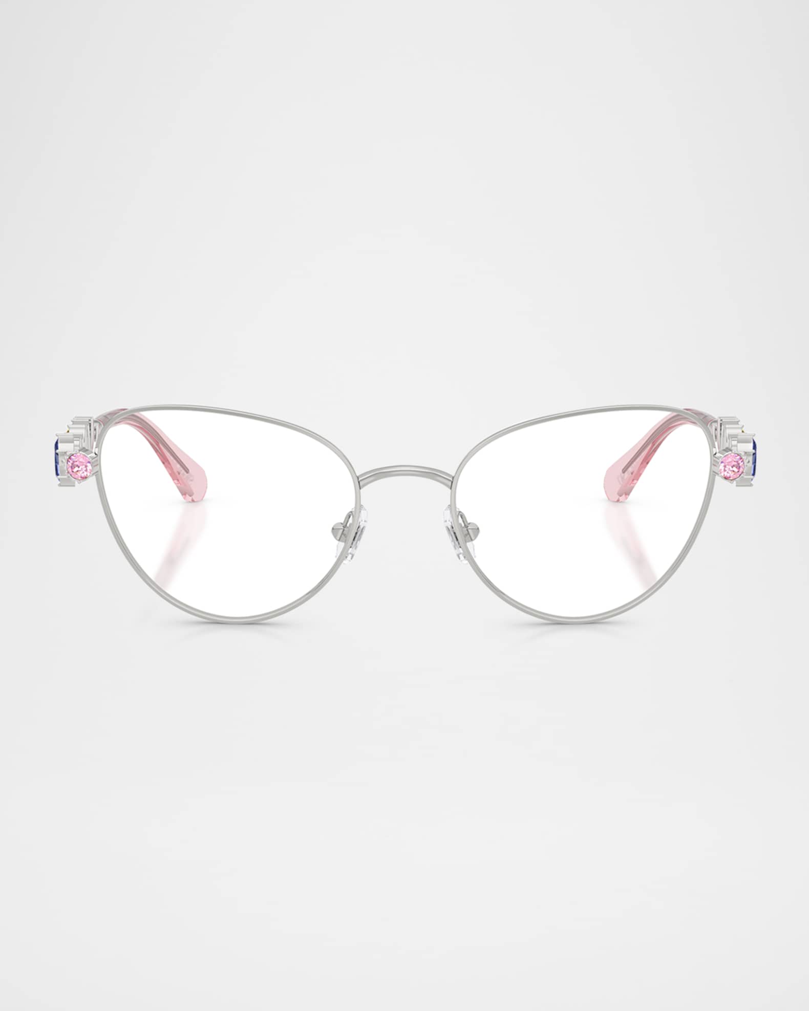 SK1024 Metal Cat-Eye Optical Glasses 0