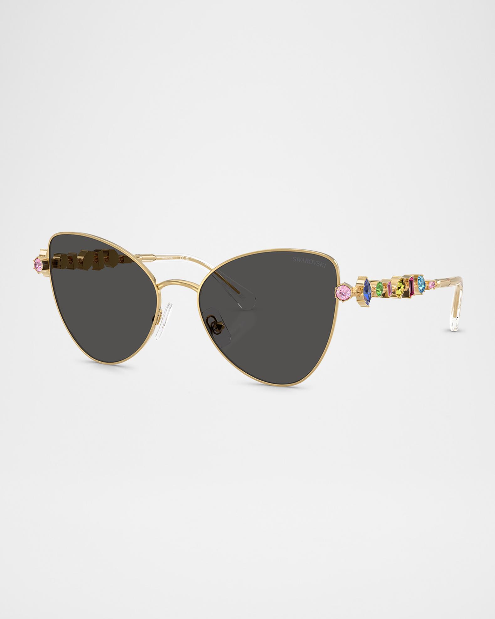 SWAROVSKI SK7034 Butterfly Crystalized Sunglasses | Neiman  display picture 1