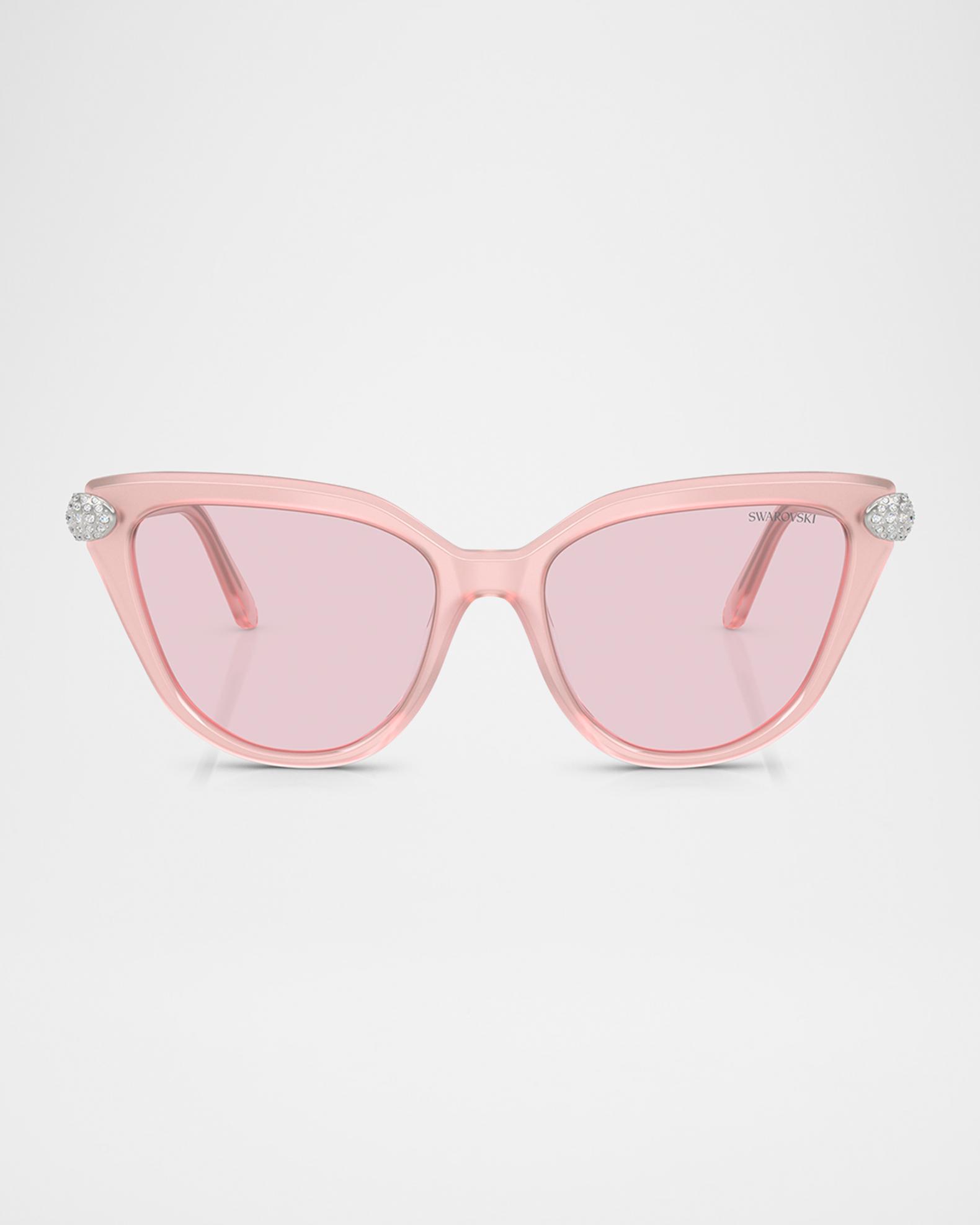 SWAROVSKI SK6039 Cat-Eye Acetate Sunglasses | Neiman Marcus