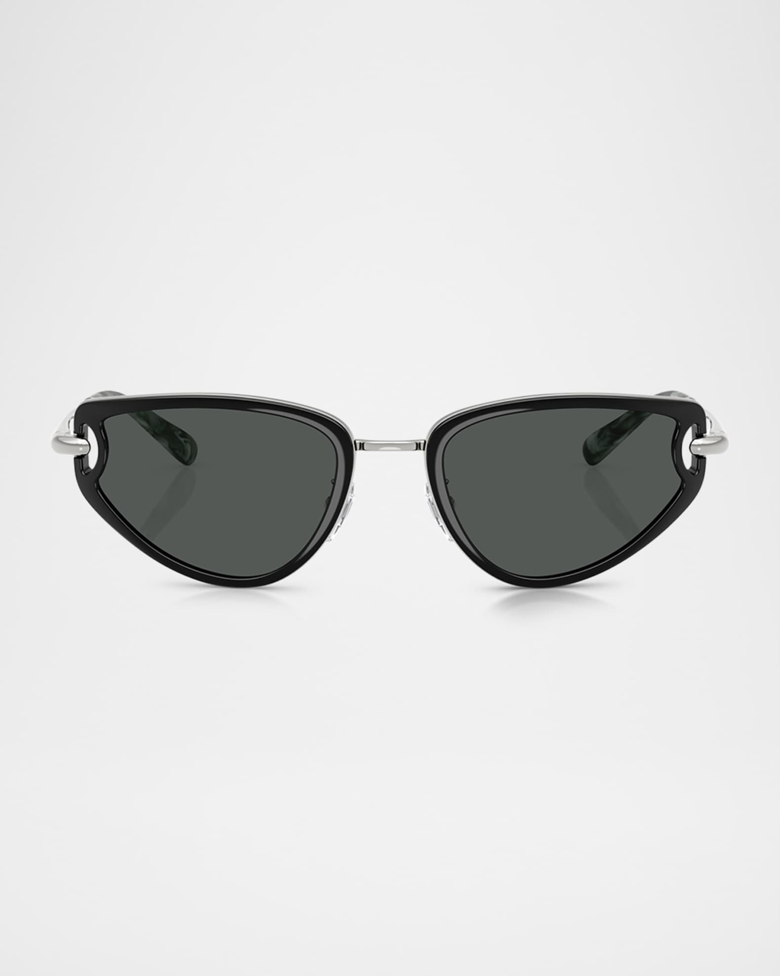 TY6115 Cat Eye Metal Sunglasses 0