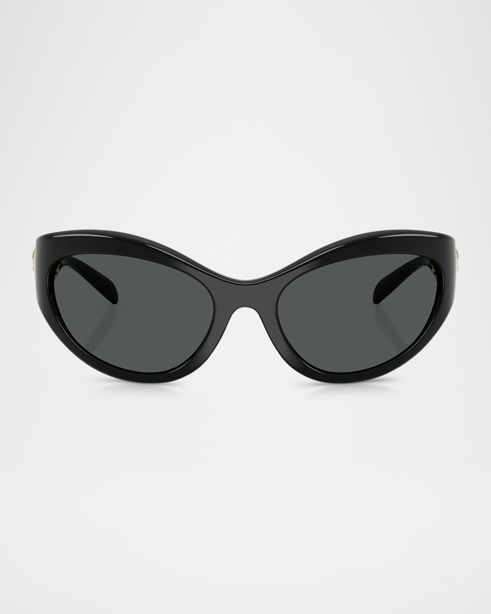 VE4485 Medusa Plastic Cat-Eye Sunglasses 0