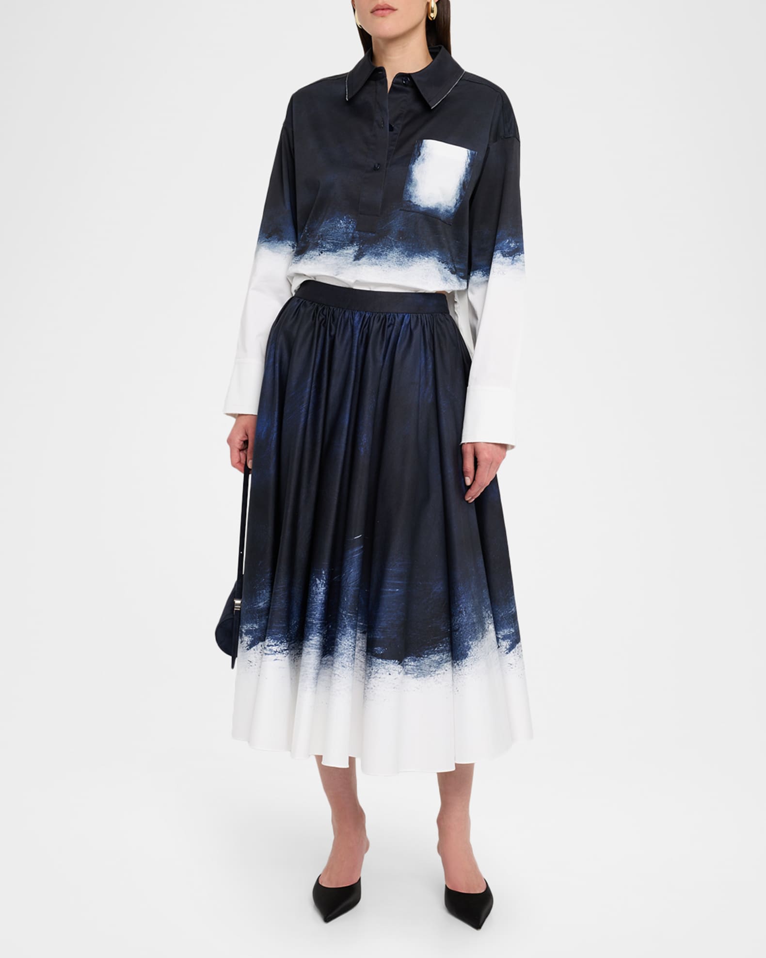 Printed Circle Skirt  1