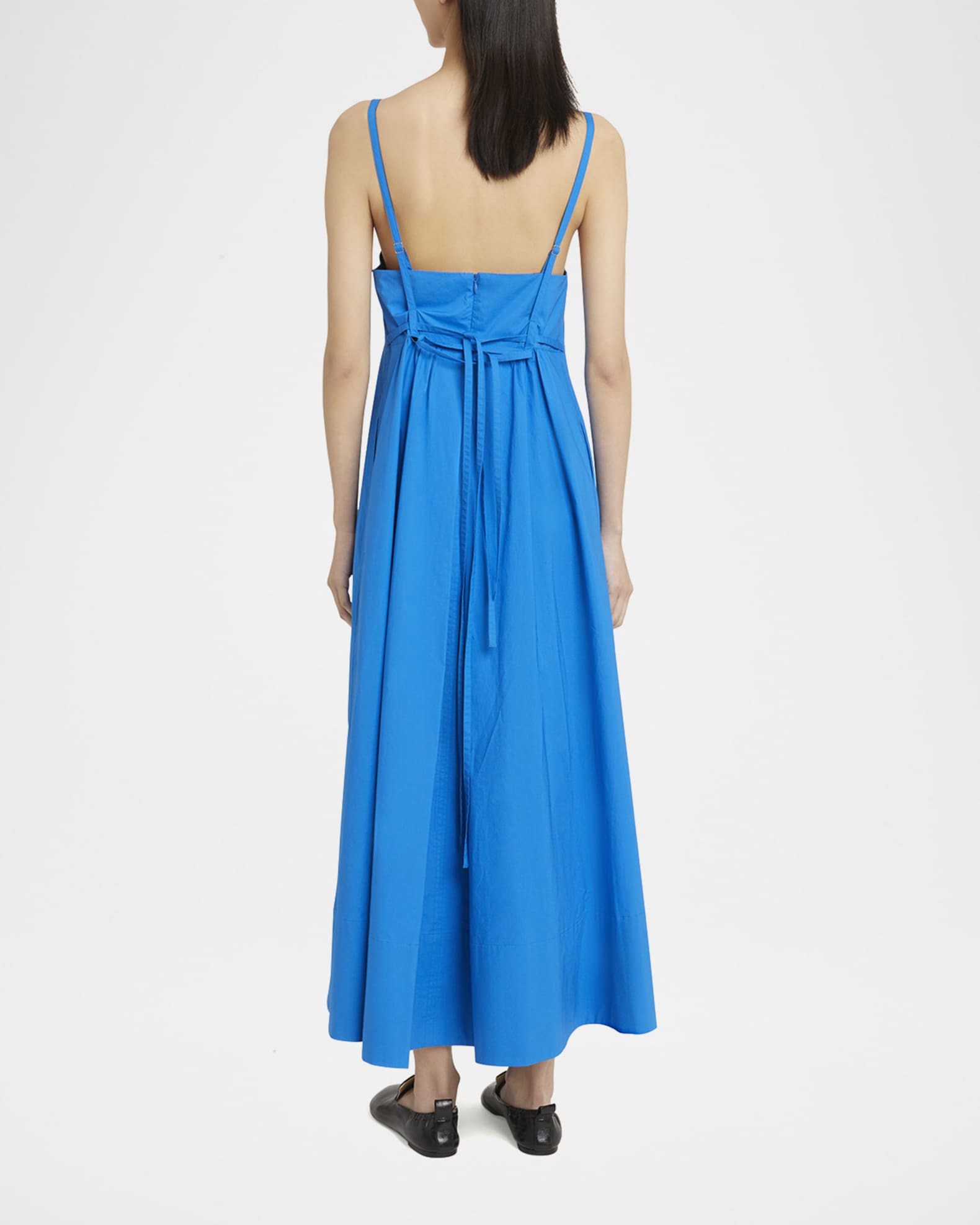 royal blue evening dresses with sleeves Long Sleeves Chiffon Prom Dresses V Neck Split – alinanova main image 0