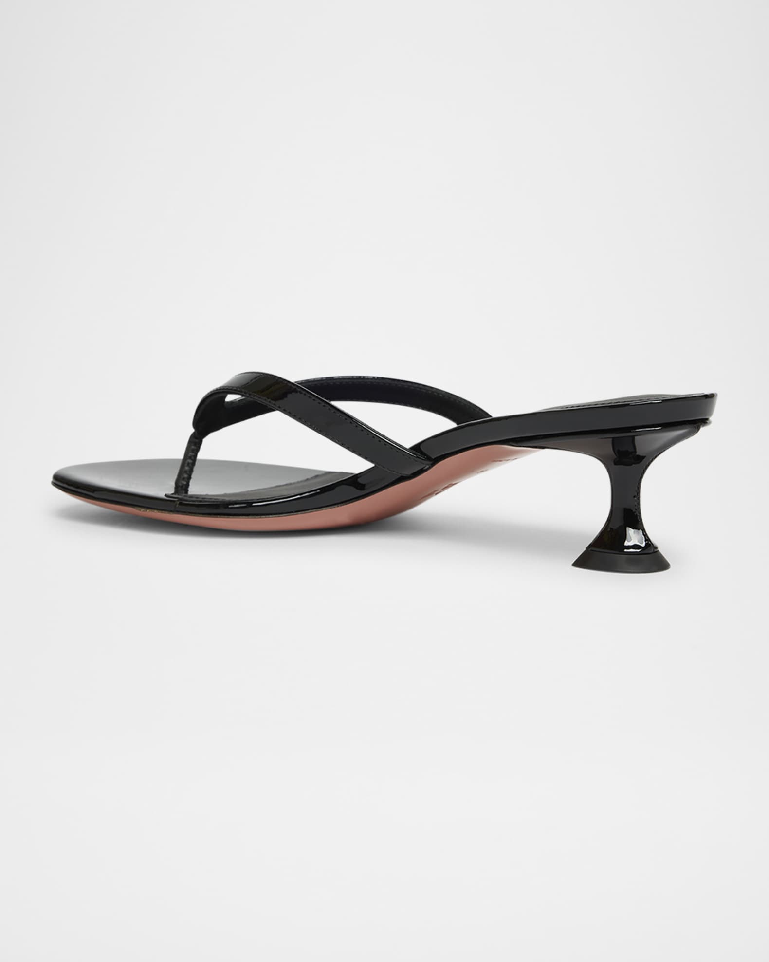 サンダル・ミュール AMINA MUADDI SANDAL (AGNESESANDAL PATENTBLACK) Women's Sandals