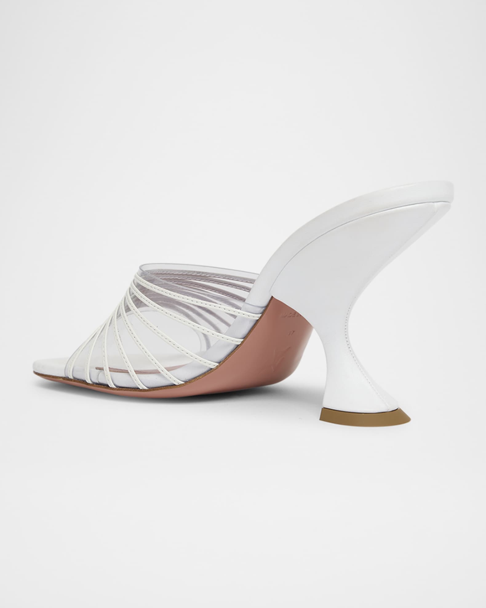 Mookie Multi-Strap Clear Mule Sandals 1