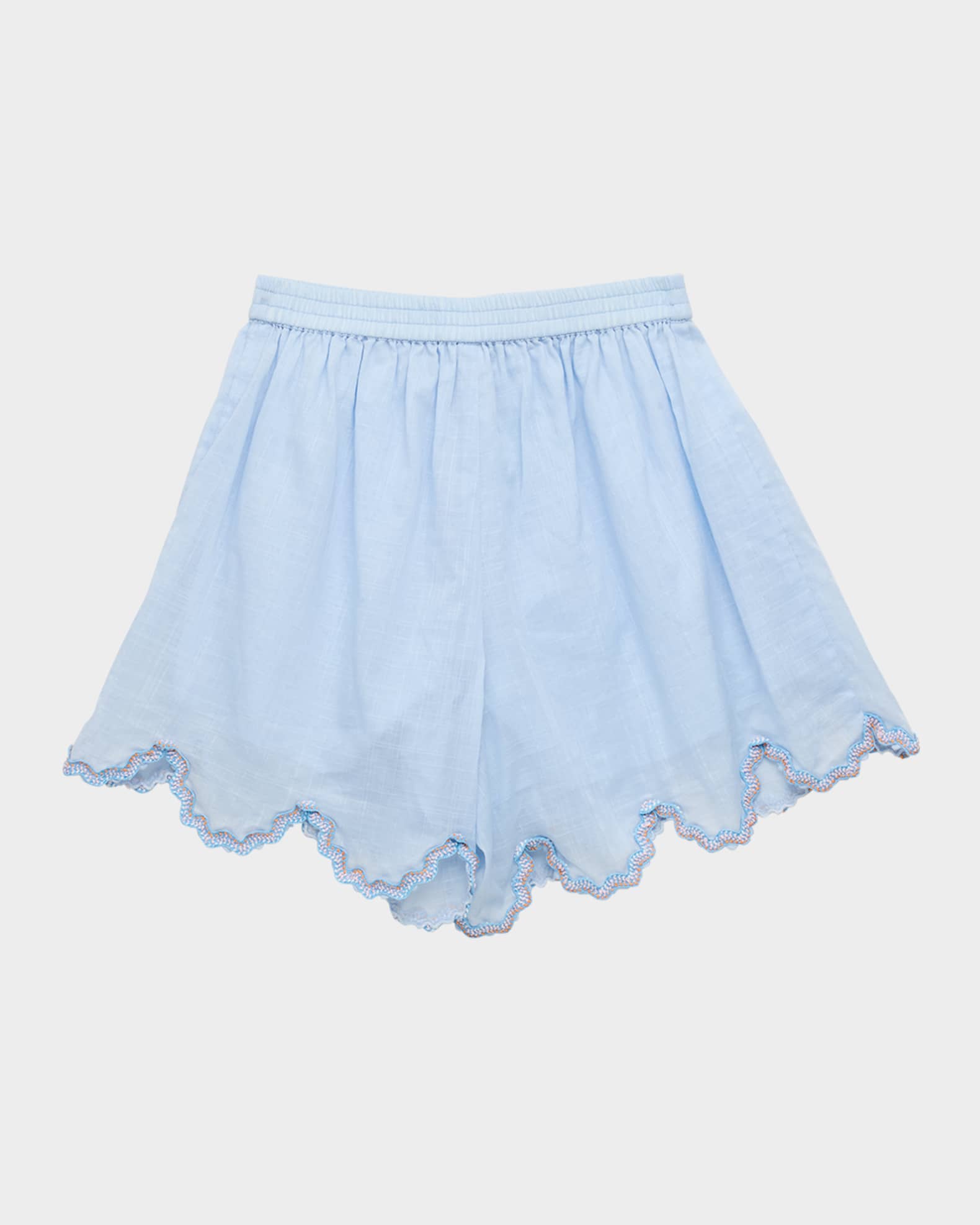 Girl's Cascadian Ric Rac-Trim Shorts, Size 4-12 1