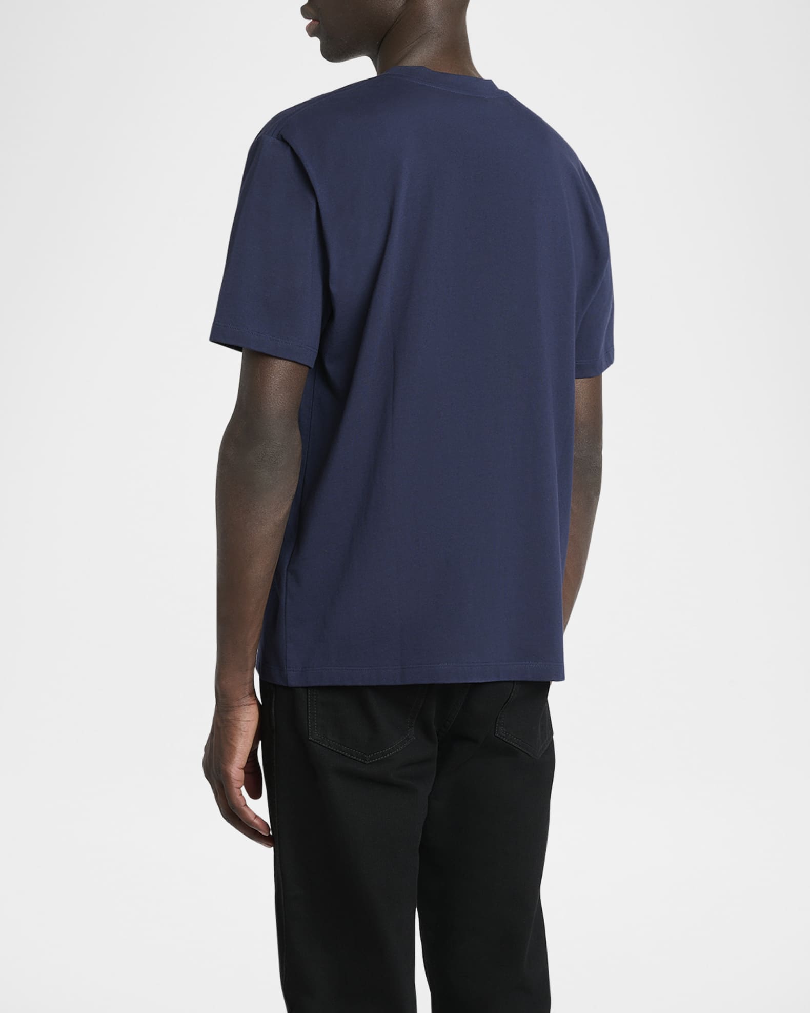 Balmain Men's Cotton Logo Crewneck T-Shirt | Neiman Marcus