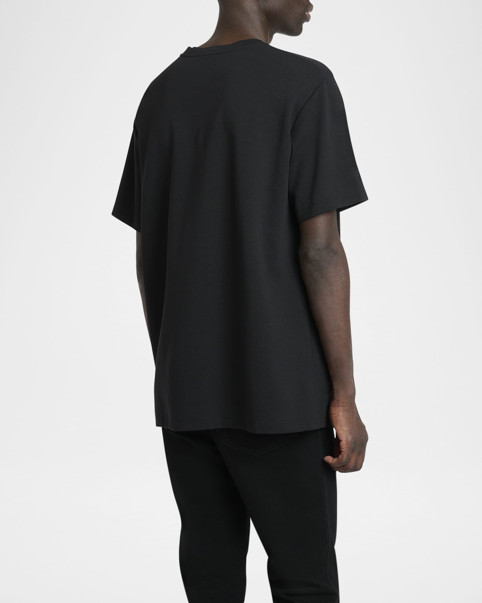Balmain Men's PB Logo Crewneck T-Shirt | Neiman Marcus