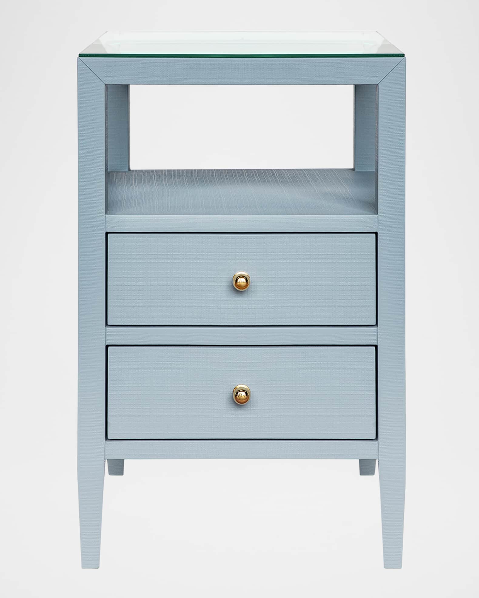 Roscoe 2-Drawer Side Table 0