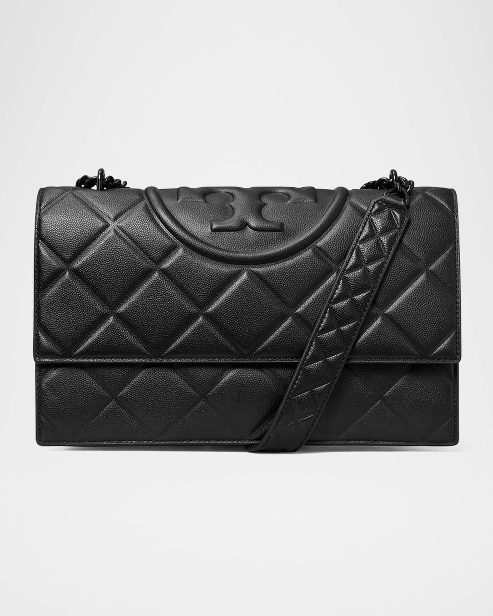  Fleming Convertible Grain Leather Shoulder Bag 0