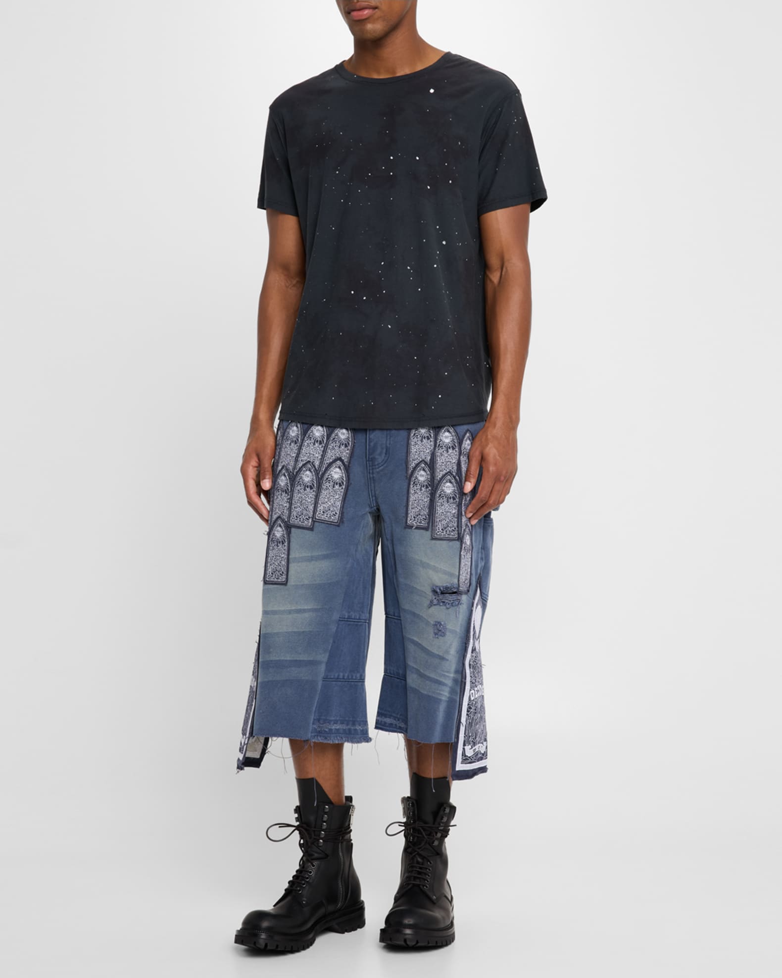 Men's Arched Carpenter Shorts 1
