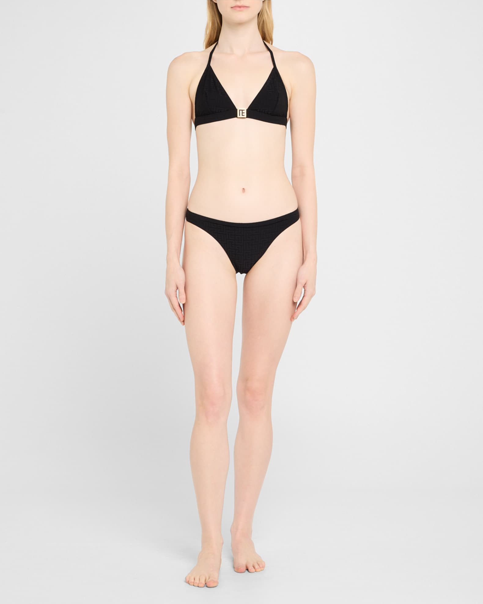 Monogram Triangle Two-Piece Swimsuit 1