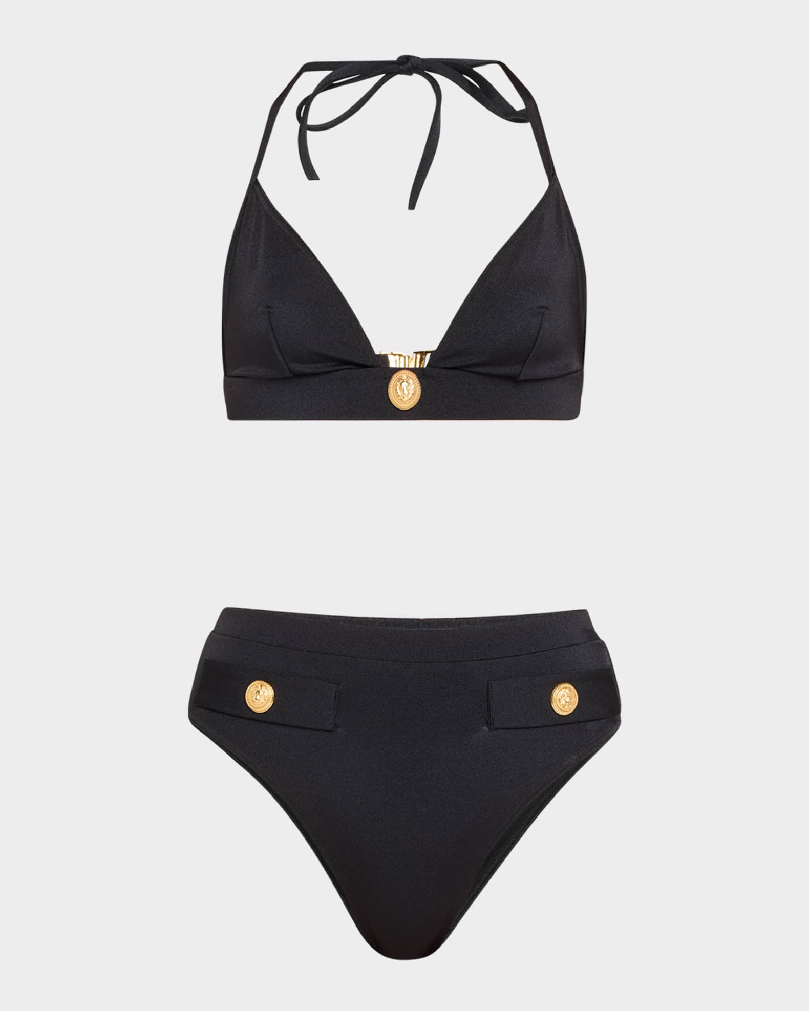 Maison Triangle Two-Piece Swimsuit 0