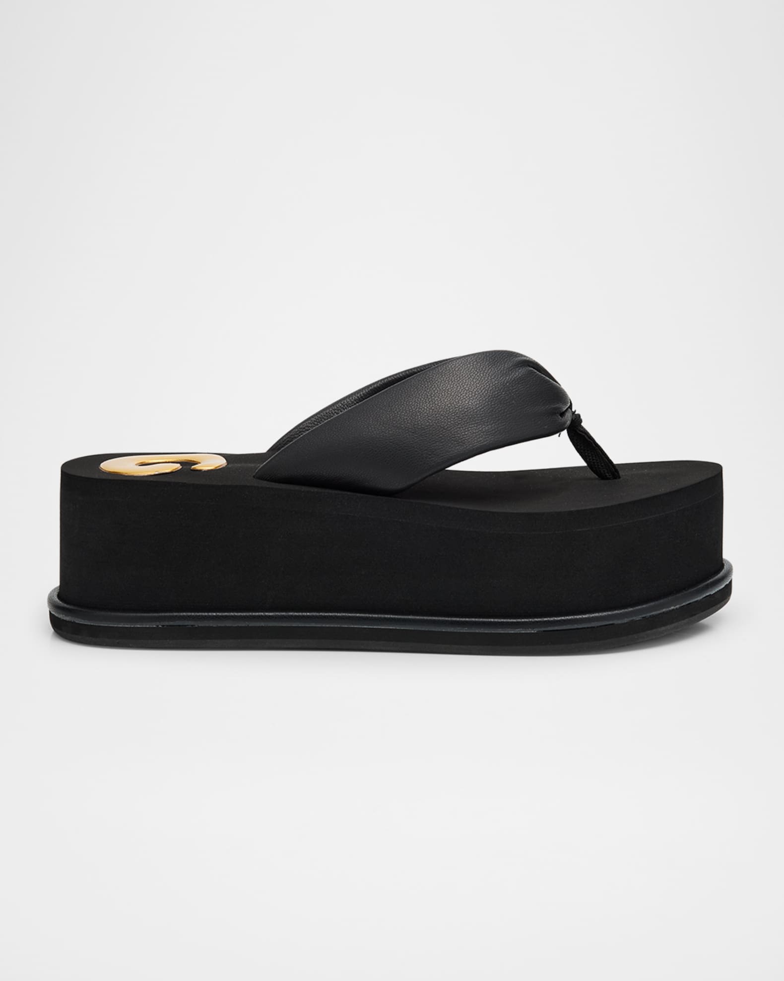 Cult Gaia CG Leather Platforms | Neiman Marcus