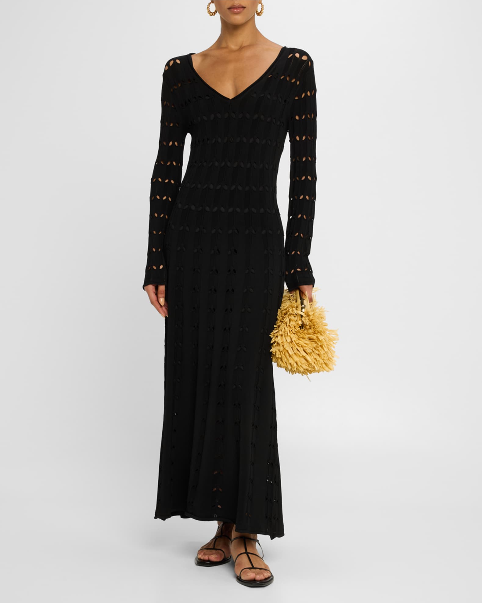 Rhiannon Pointelle Maxi Dress 1