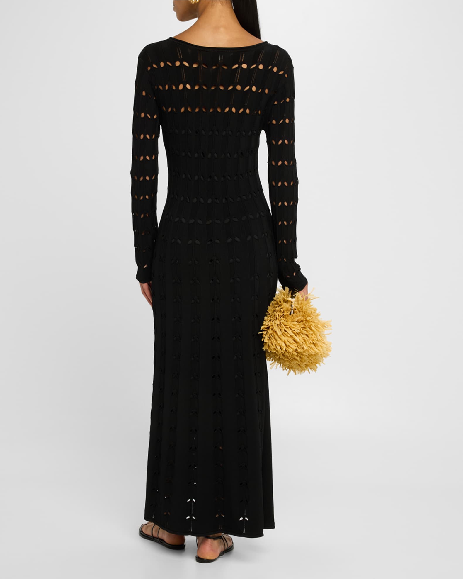 fitted lace wedding dress Rhiannon Espresso Sweater Maxi Dress main image 1