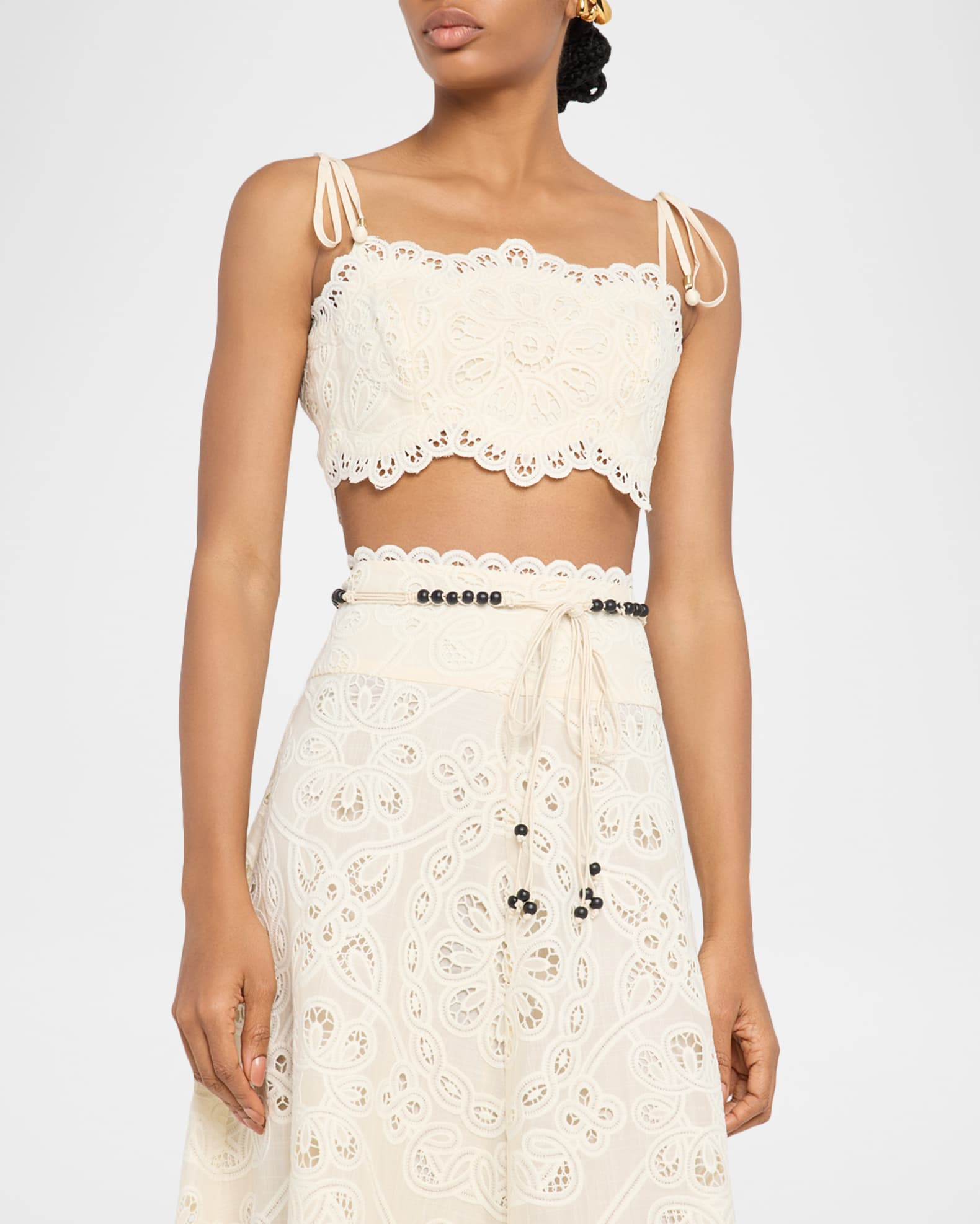 sachin and babi light blue dress Rhiannon Tie Neck Midi Dress – Fenwick main image 0