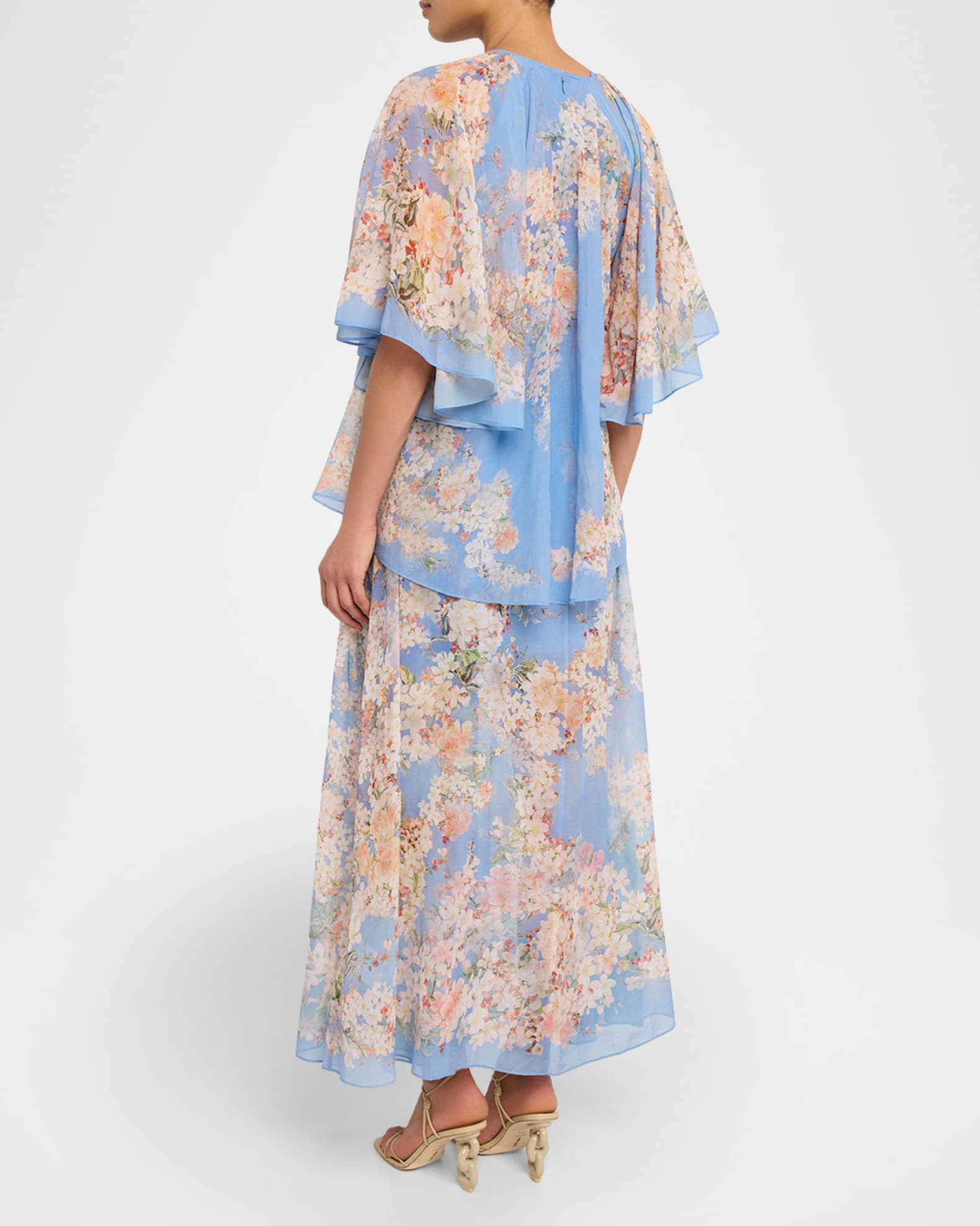 オールインワン・サロペット Zimmermann 'Cascadian' Dress Cascadian Ruffle Midi Dress Olive Online | Zimmermann