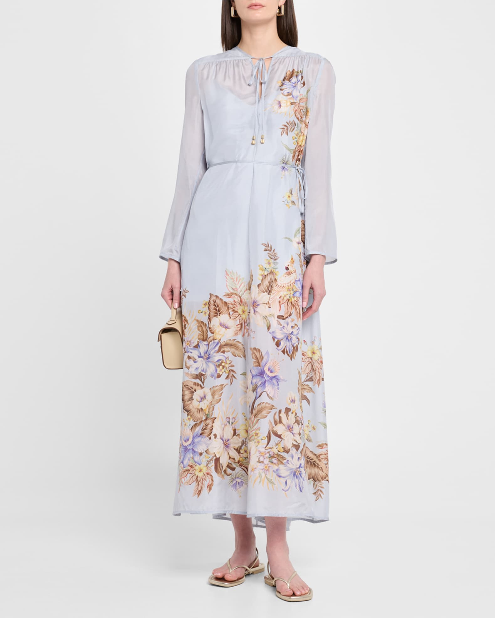 green emerald velvet dress Zimmermann Coco Lace Midi Dress in White – MAYFEYR main image 1