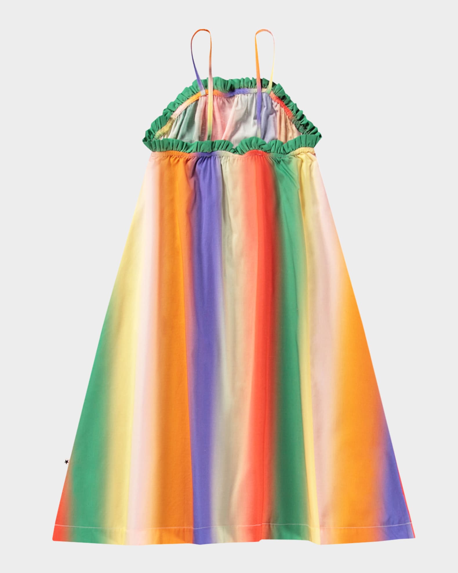 Girl's Connie Rainbow Striped Midi Dress 1
