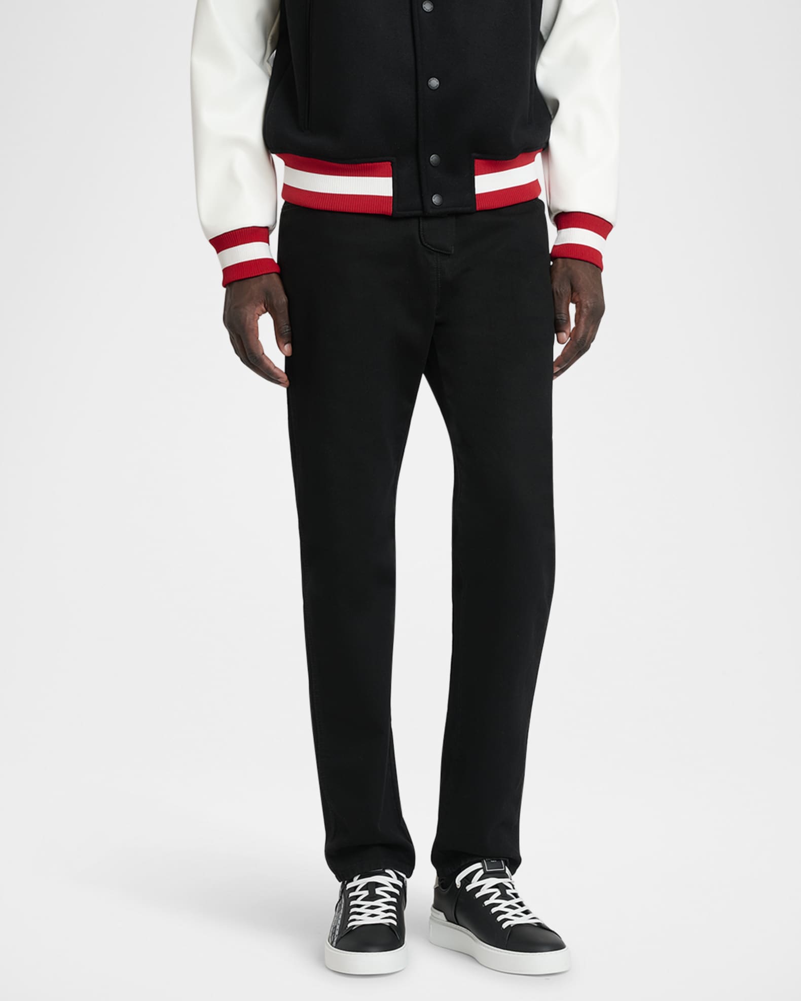 Balmain Brown Denim Pants main image 1